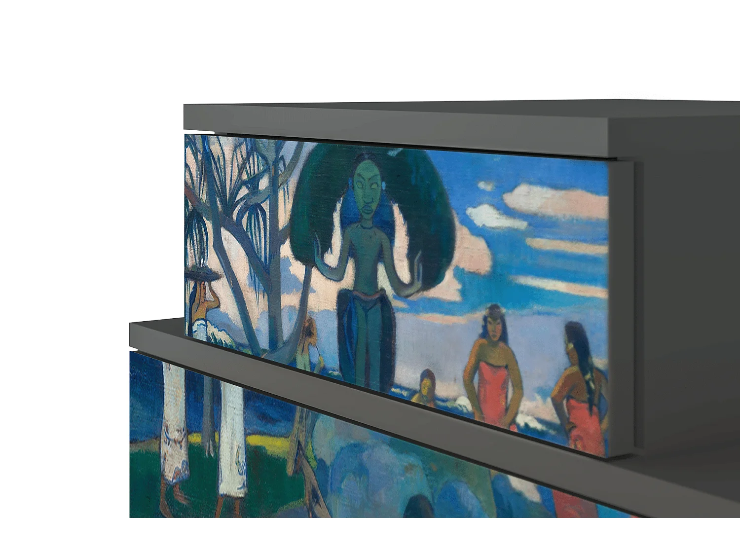 Table de nuit - 58х58х41 cm - NS1 - Day of the God, Anthracite