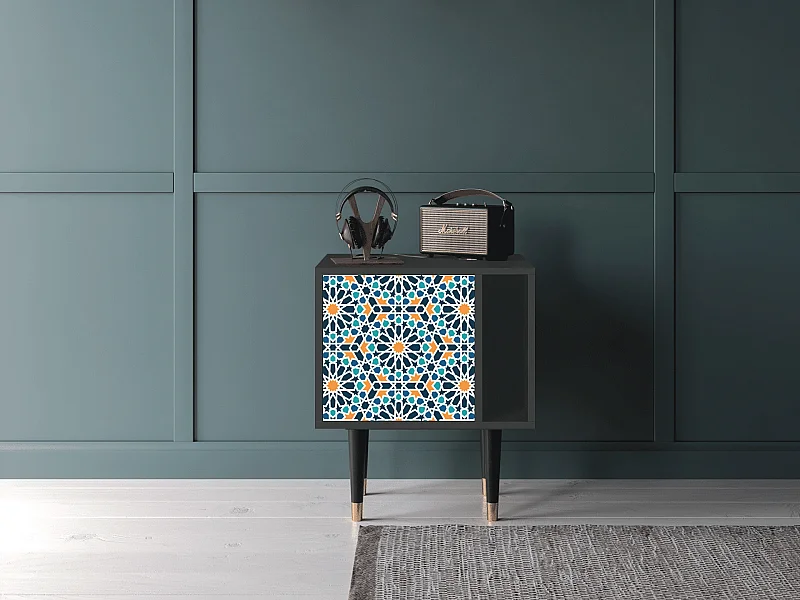 Table de nuit - 57х69х48 cm - S2 - Kaleidoscope, Anthracite