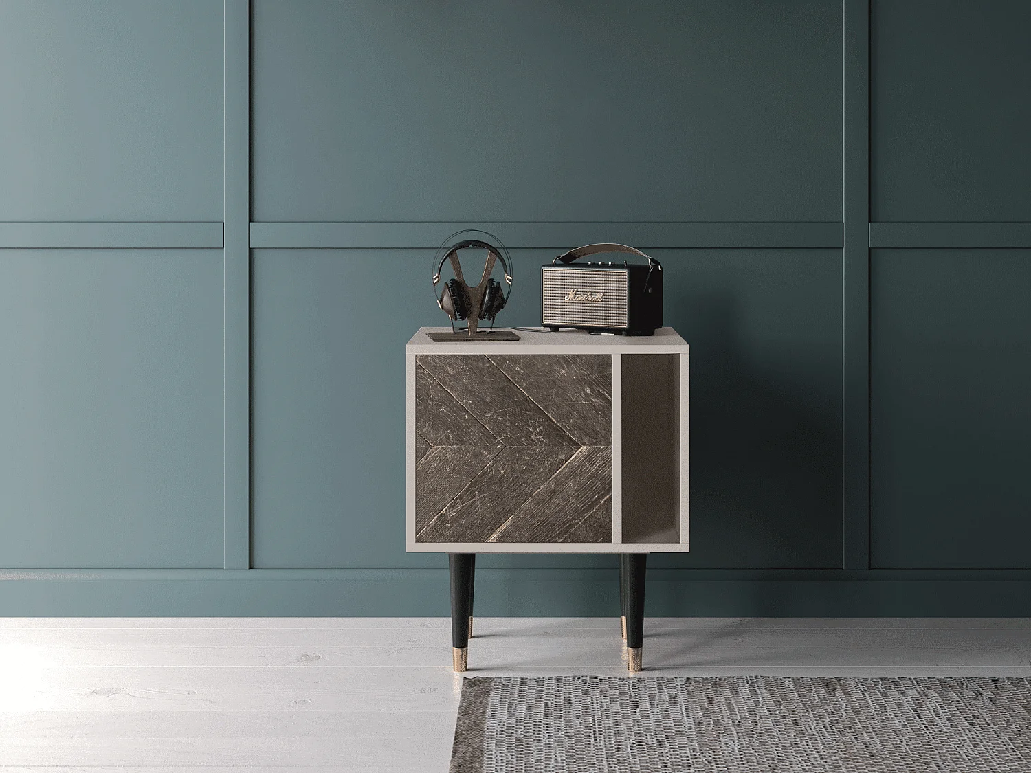 Table de nuit - 57х69х48 cm - S2 - Wise Tree, Sable