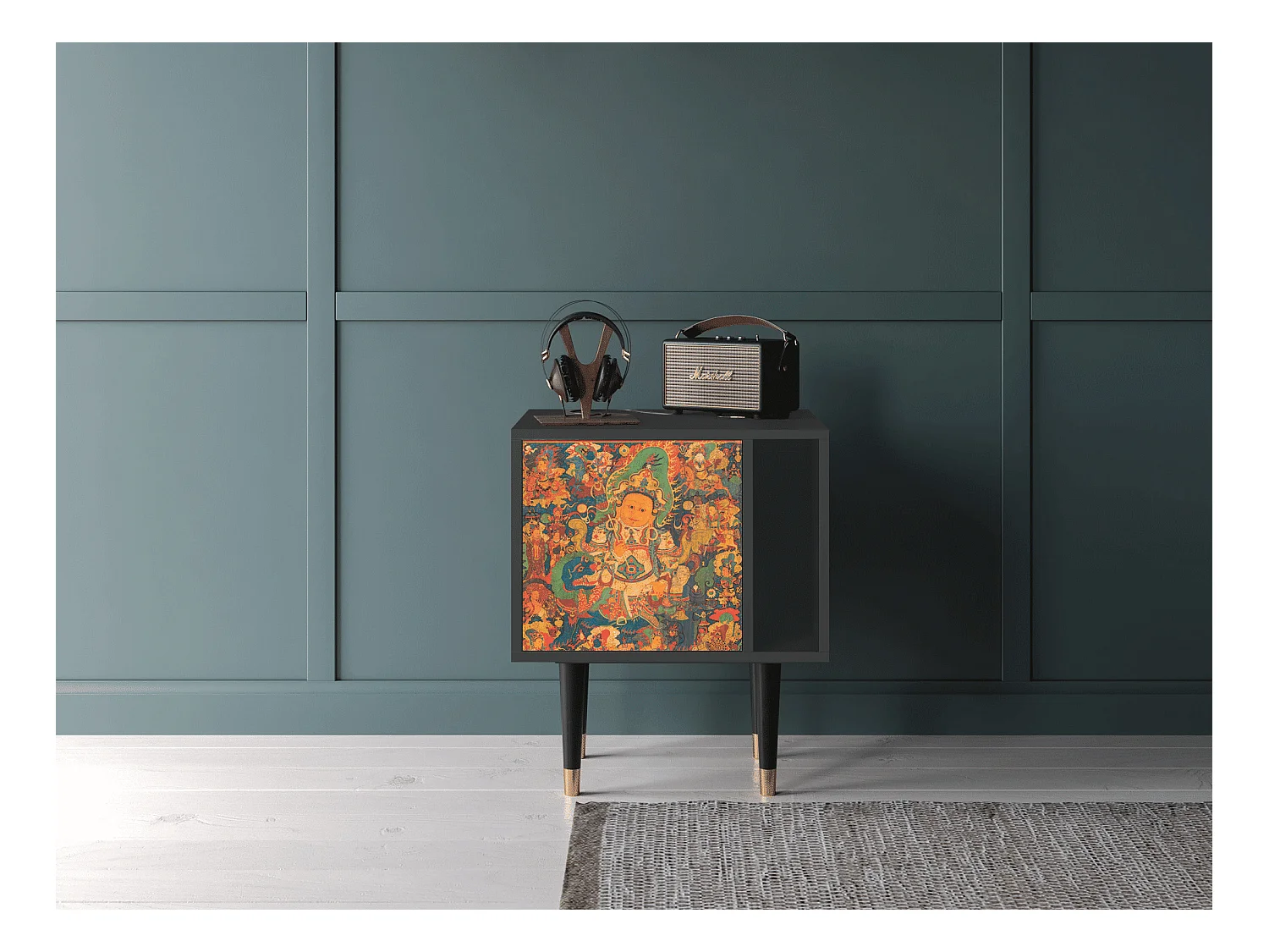 Table de nuit - 57х69х48 cm - S2 - God by Vaisravana , Anthracite