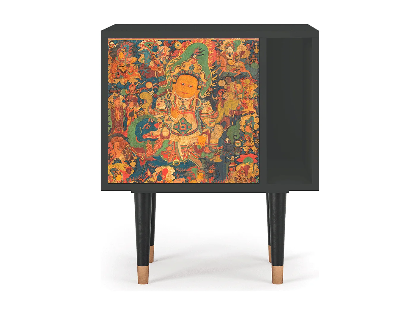 Nachttisch - 57х69х48 cm - S2 - God by Vaisravana , Anthrazit