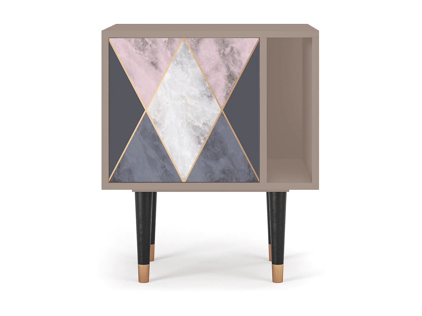 Table de nuit - 57х69х48 cm - S2 - Ideal Harmony, Latte