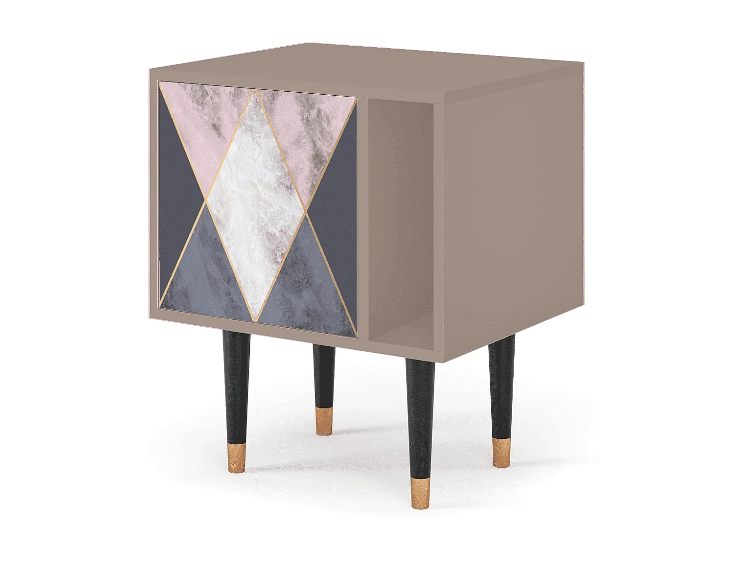 Table de nuit - 57х69х48 cm - S2 - Ideal Harmony, Latte