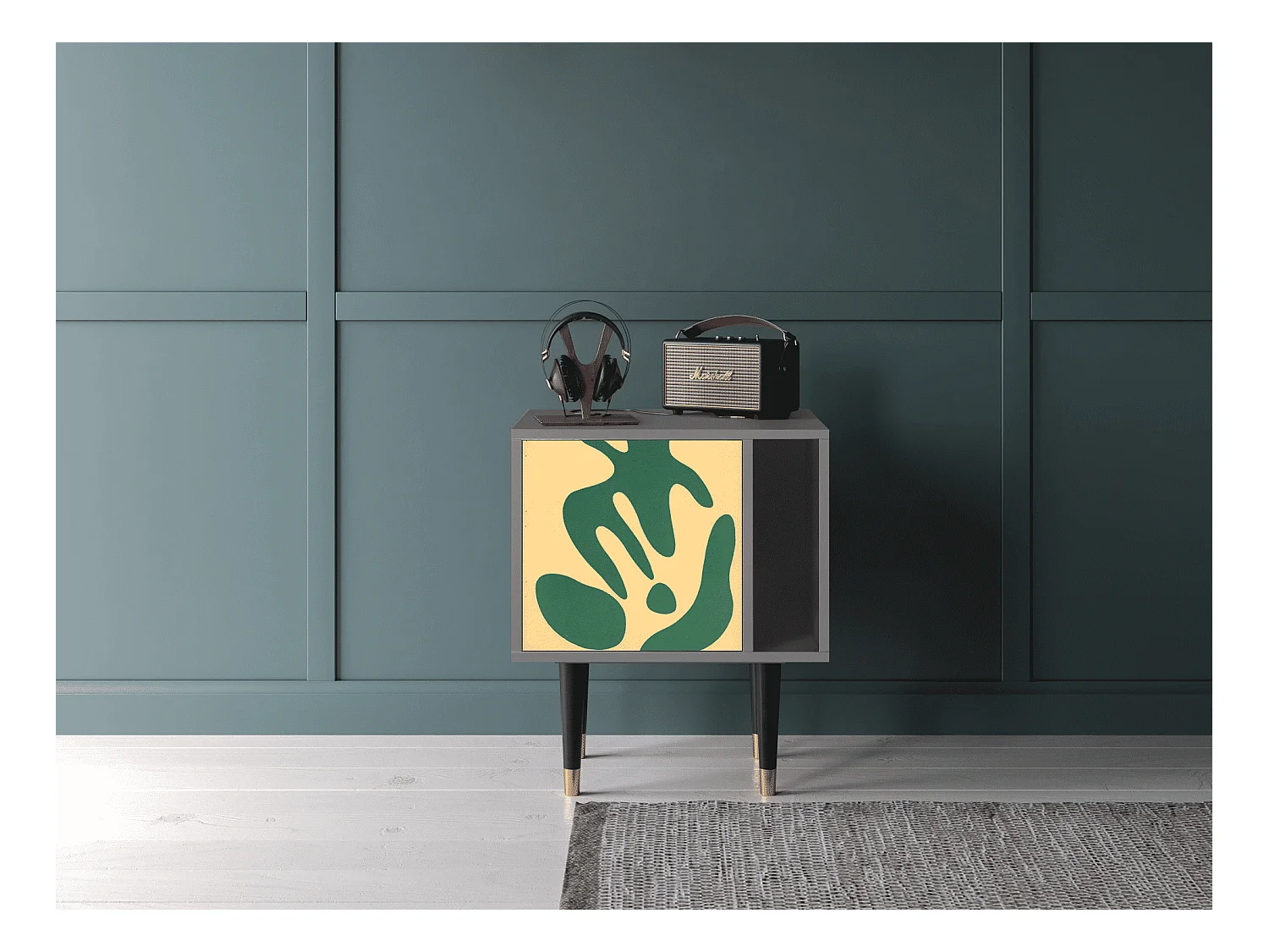 Nachttisch - 57х69х48 cm - S2 - Constellations by Arp, Grau