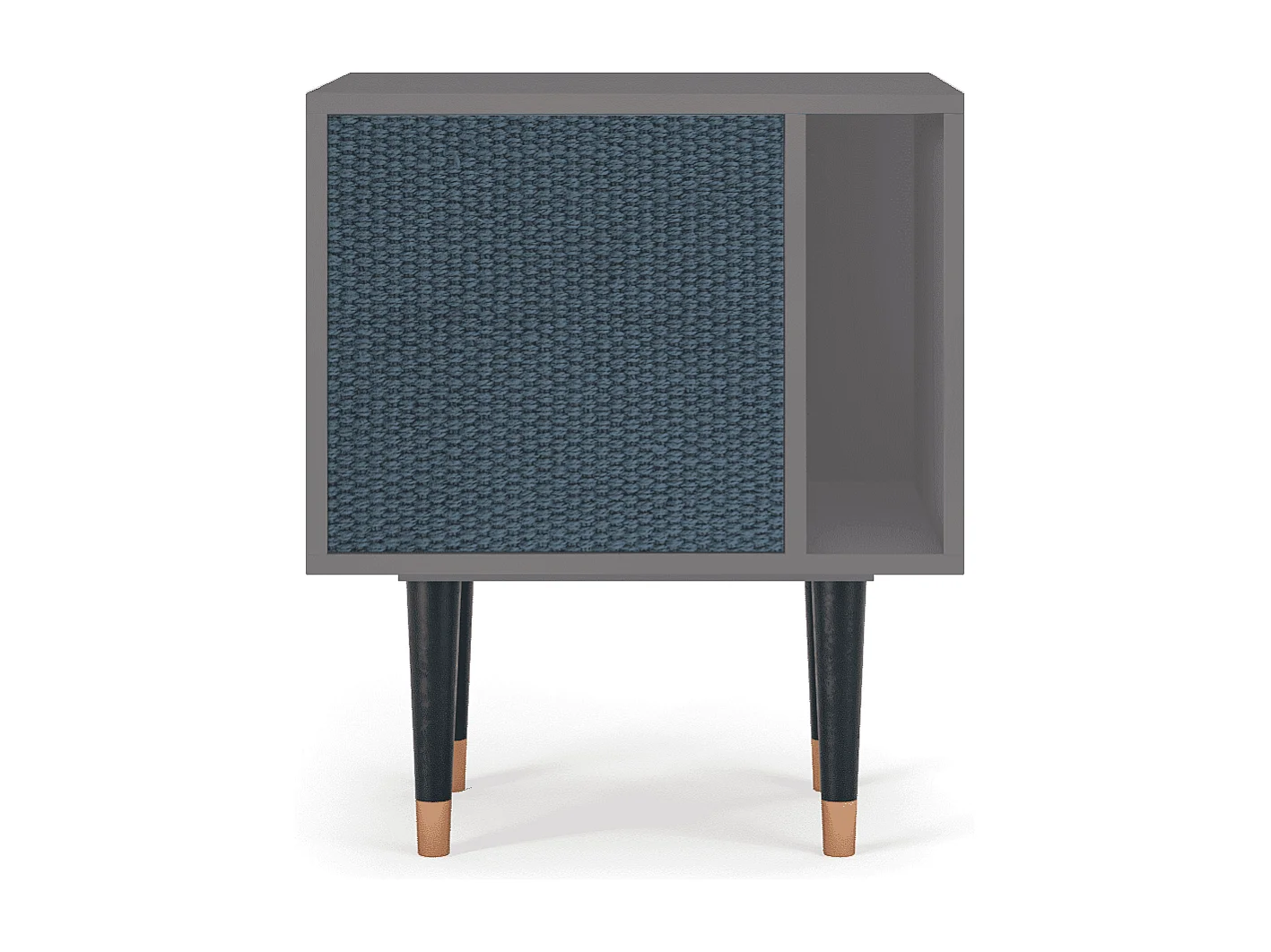 Table de nuit - 57х69х48 cm - S2 - Knitted Pattern, Gris