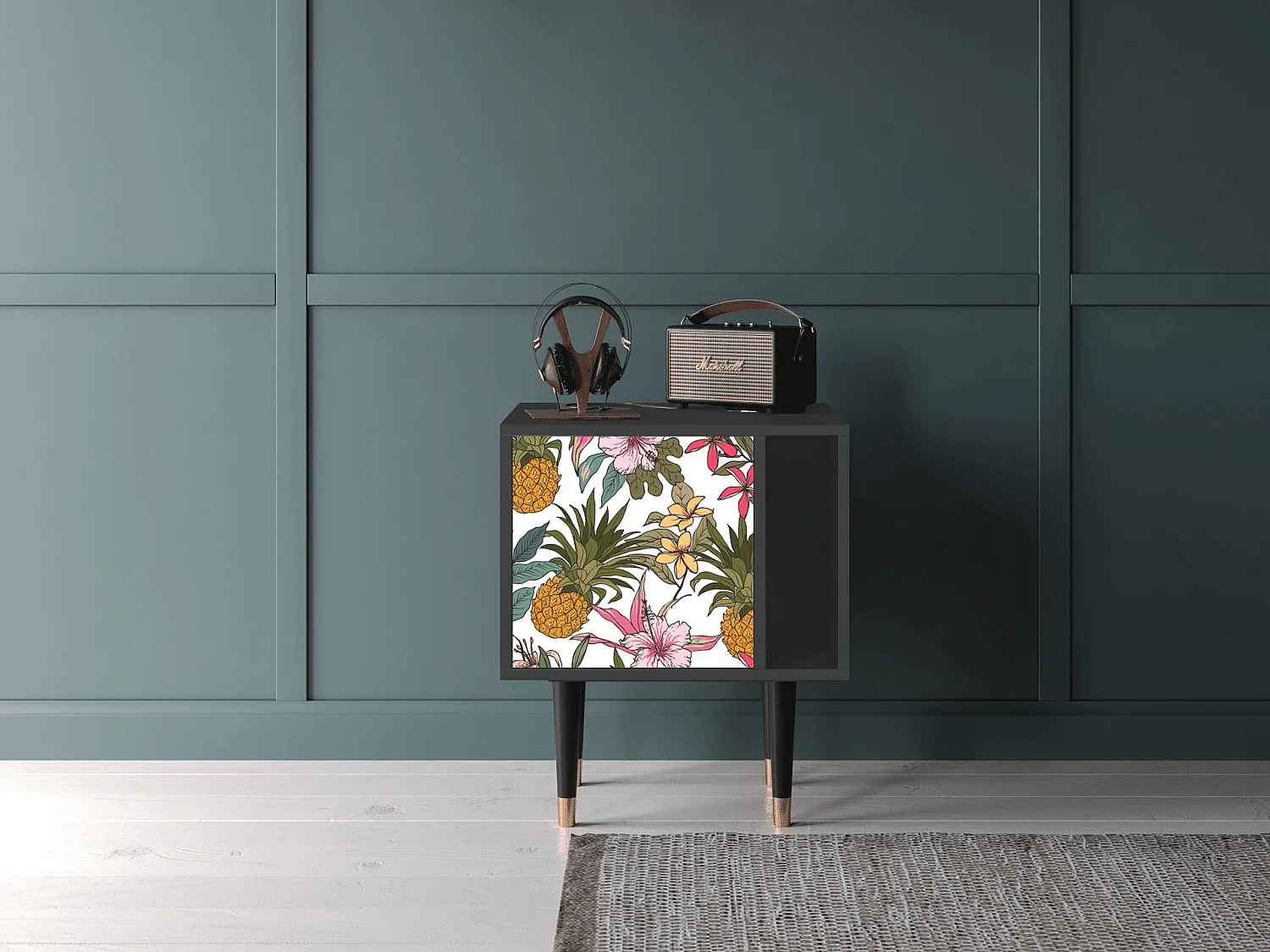 Table de nuit - 57х69х48 cm - S2 - Estival Fruit, Anthracite