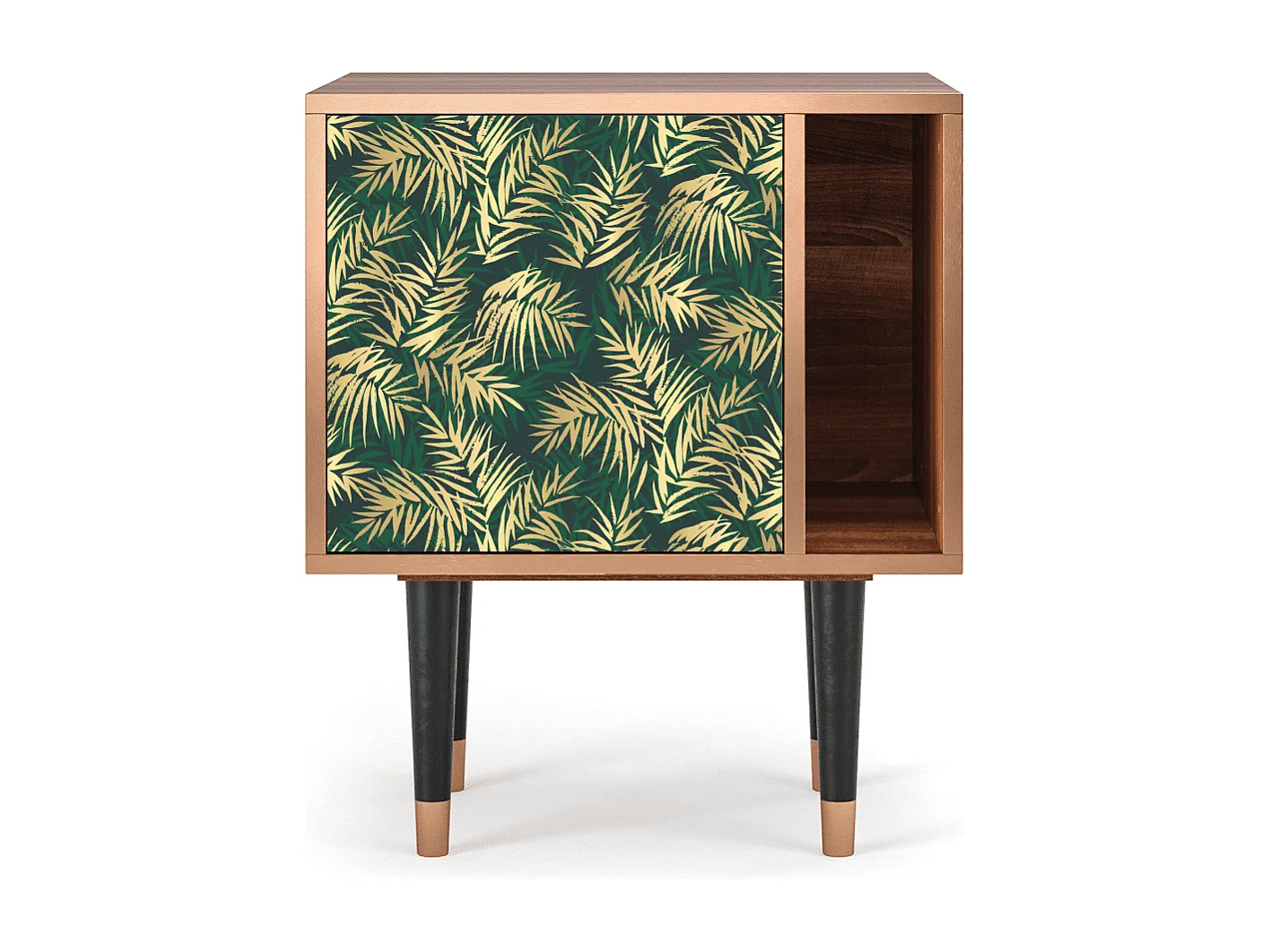 Table de nuit - 57х69х48 cm - S2 - Sunny Palm Tree, Noyer