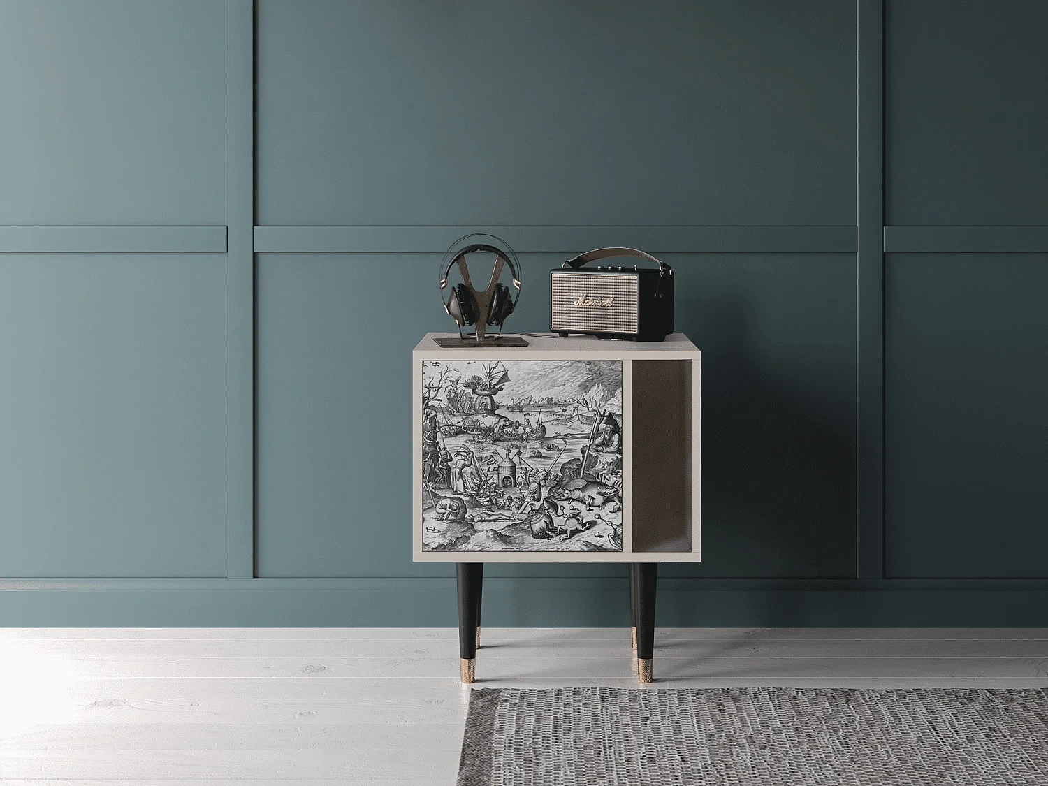 Table de nuit - 57х69х48 cm - S2 - The Temptation, Sable