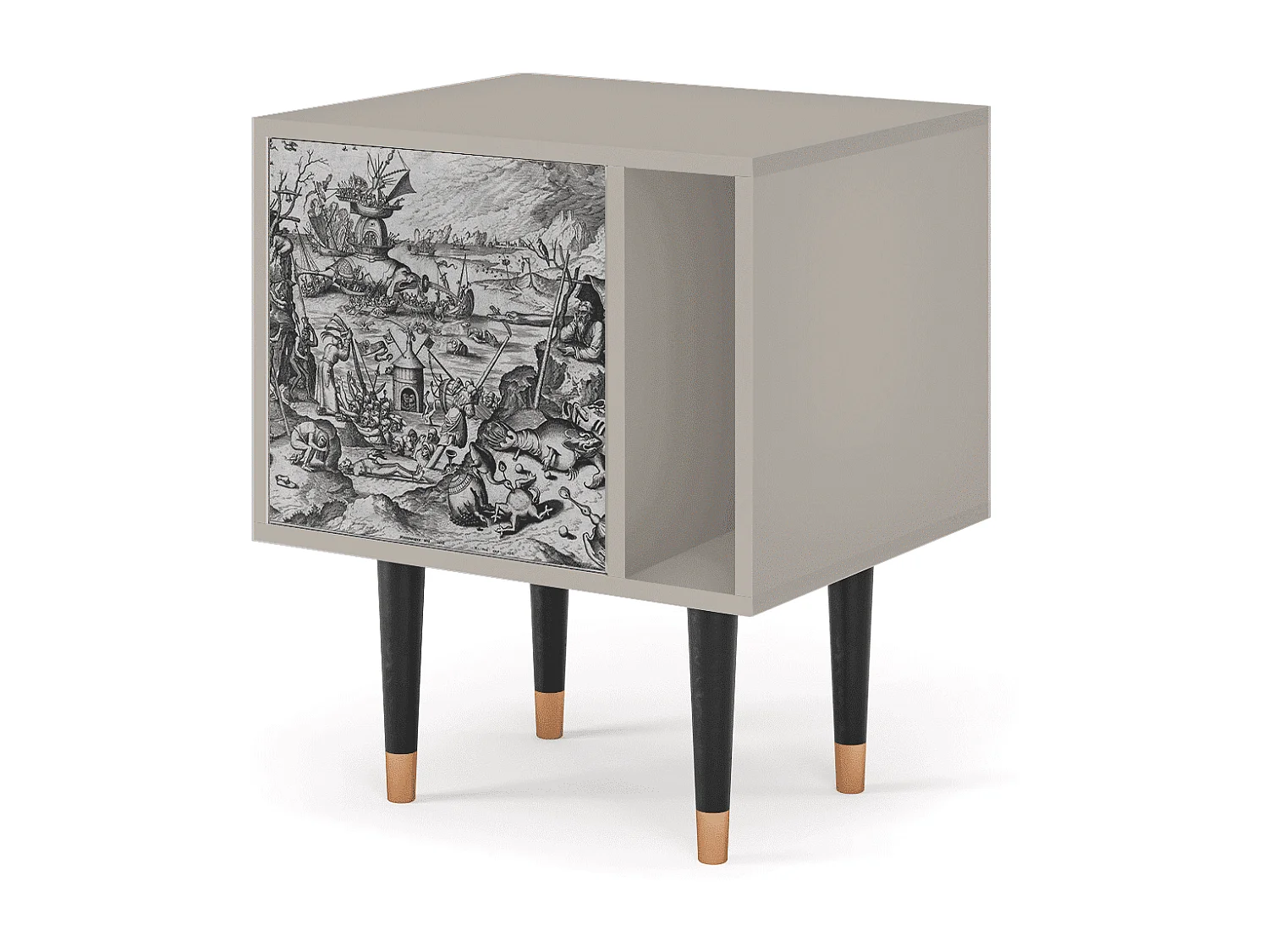 Table de nuit - 57х69х48 cm - S2 - The Temptation, Sable