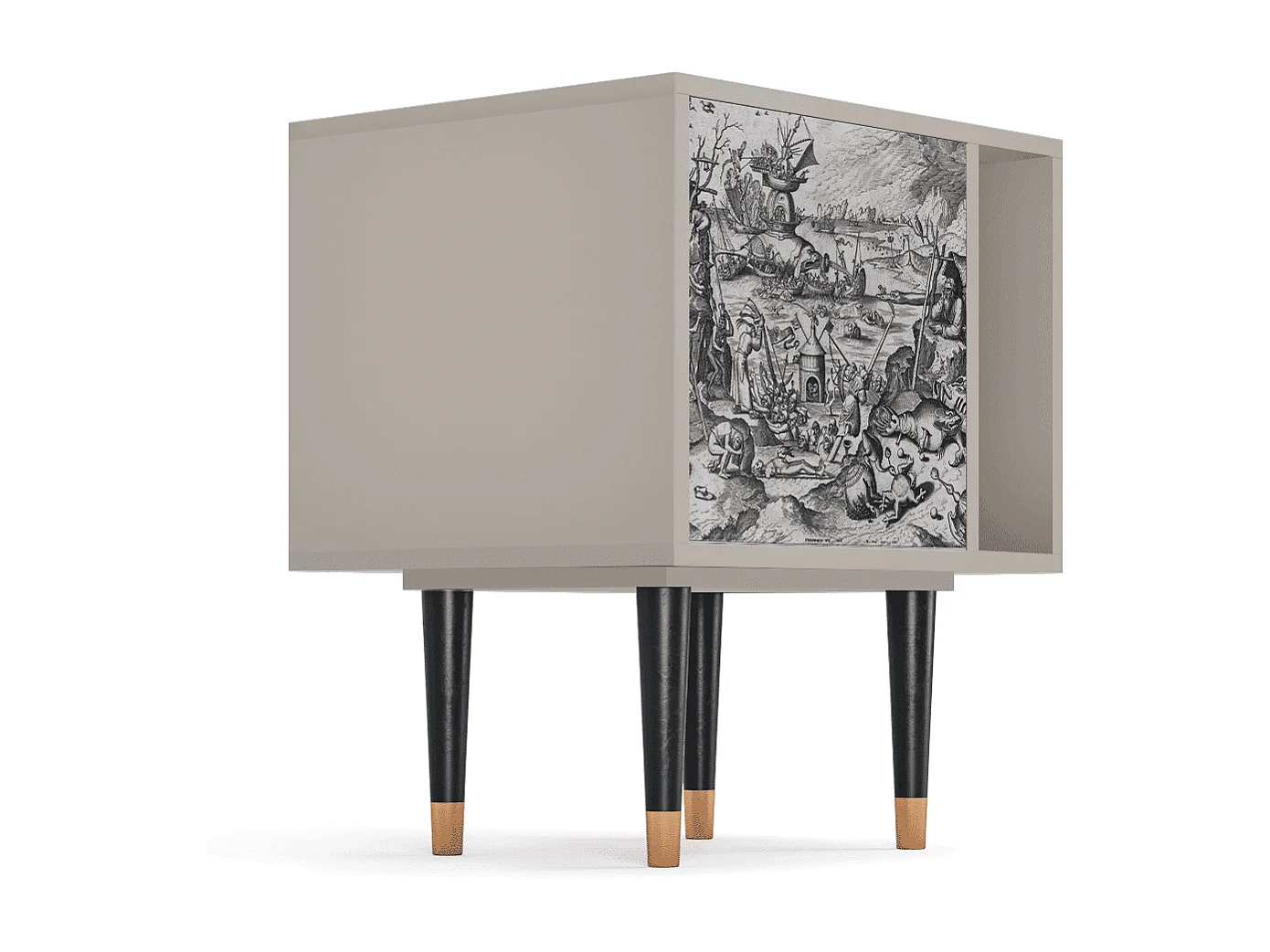 Table de nuit - 57х69х48 cm - S2 - The Temptation, Sable