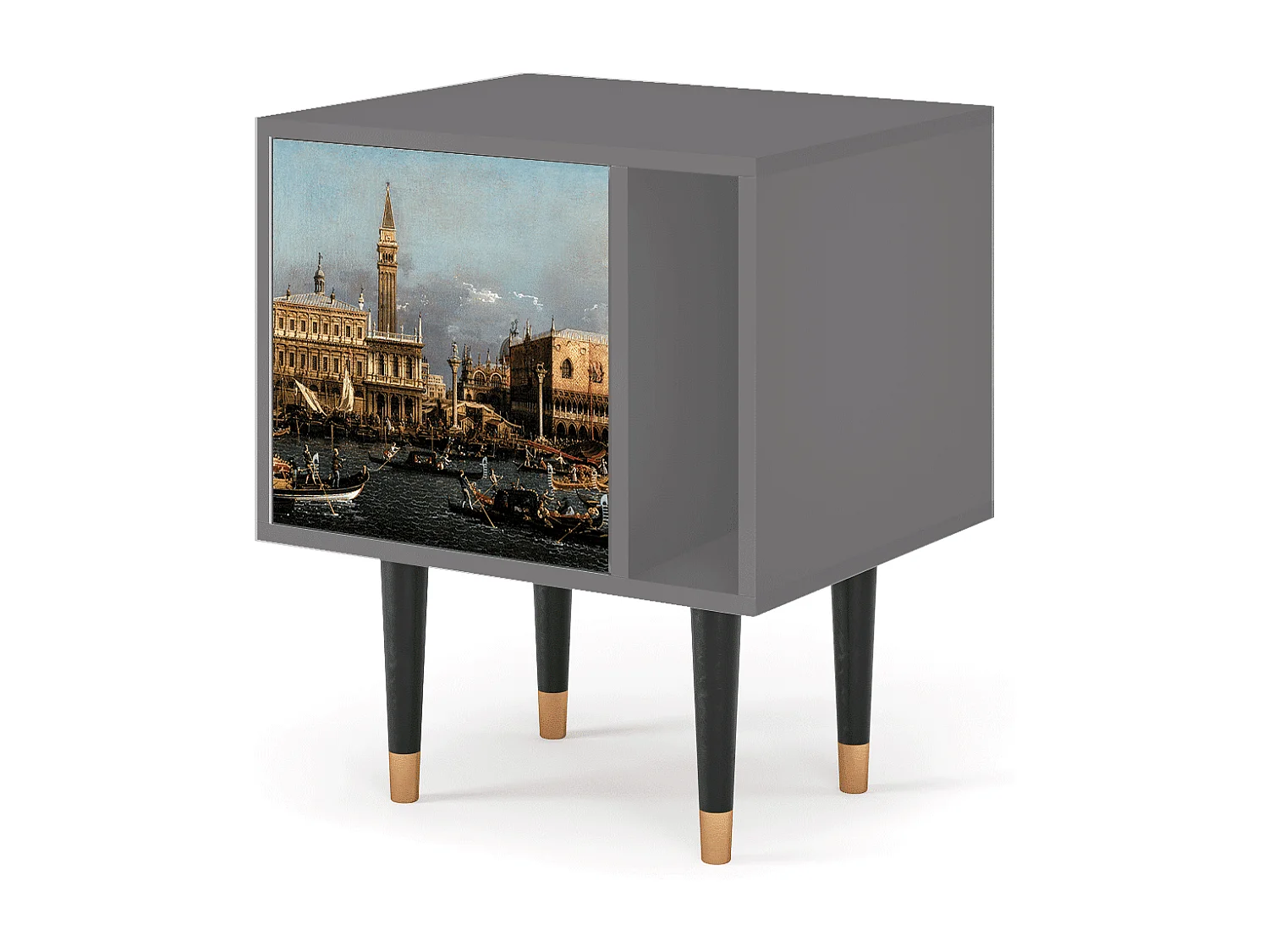 Mesita de noche - 57х69х48 cm - S2 - The Bucintoro, Gris