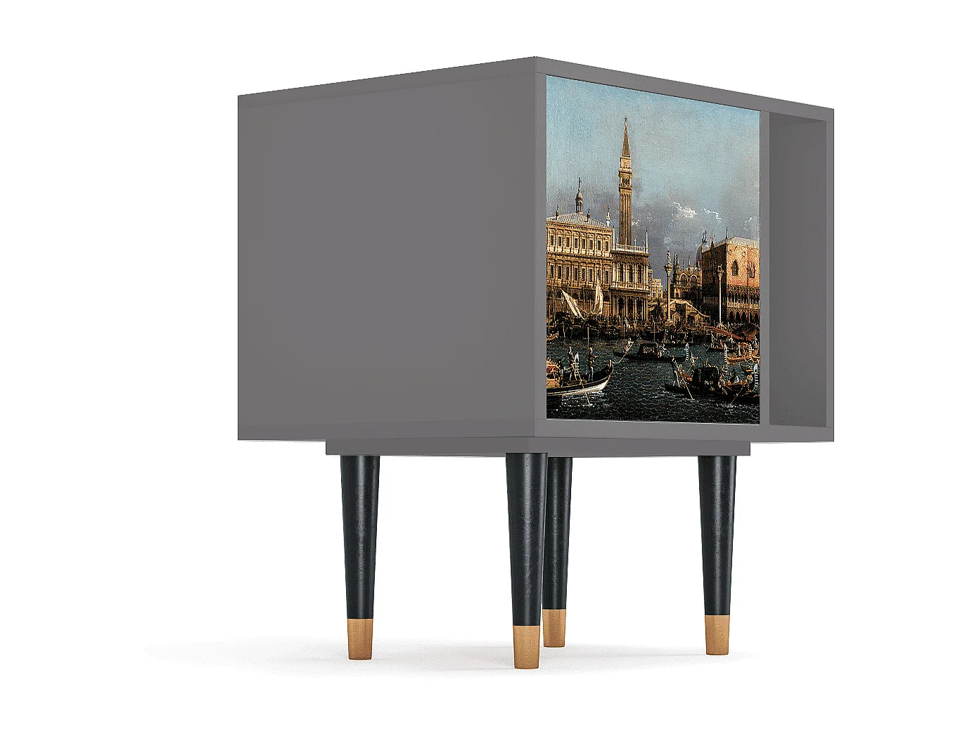 Mesita de noche - 57х69х48 cm - S2 - The Bucintoro, Gris