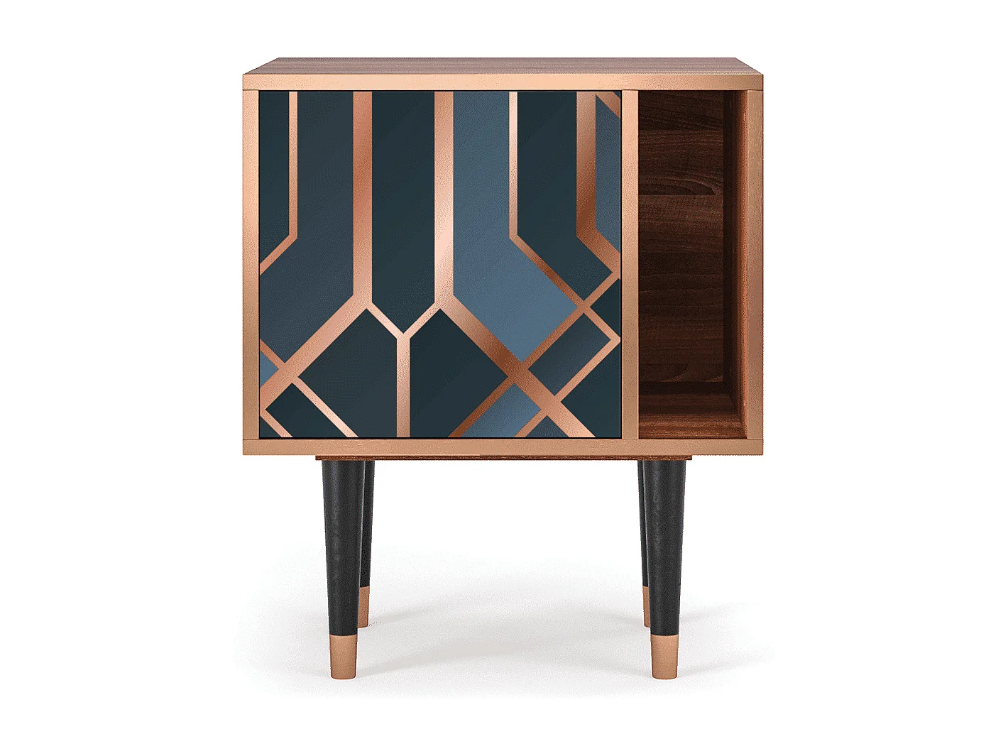 Table de nuit - 57х69х48 cm - S2 - Ashy 1920', Noyer