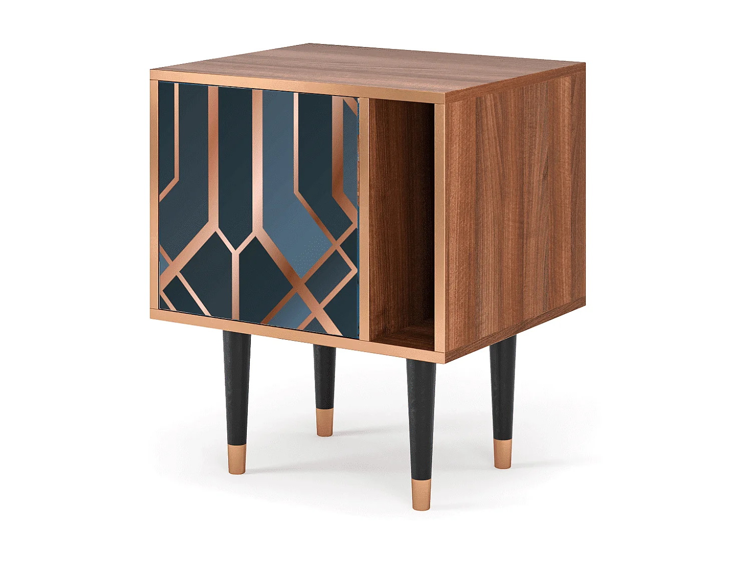 Table de nuit - 57х69х48 cm - S2 - Ashy 1920', Noyer