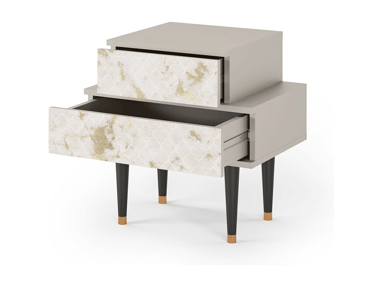 Criado-mudo - 58х58х41 cm - NS1 - Sahara desert, Areia