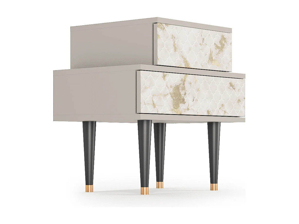 Criado-mudo - 58х58х41 cm - NS1 - Sahara desert, Areia