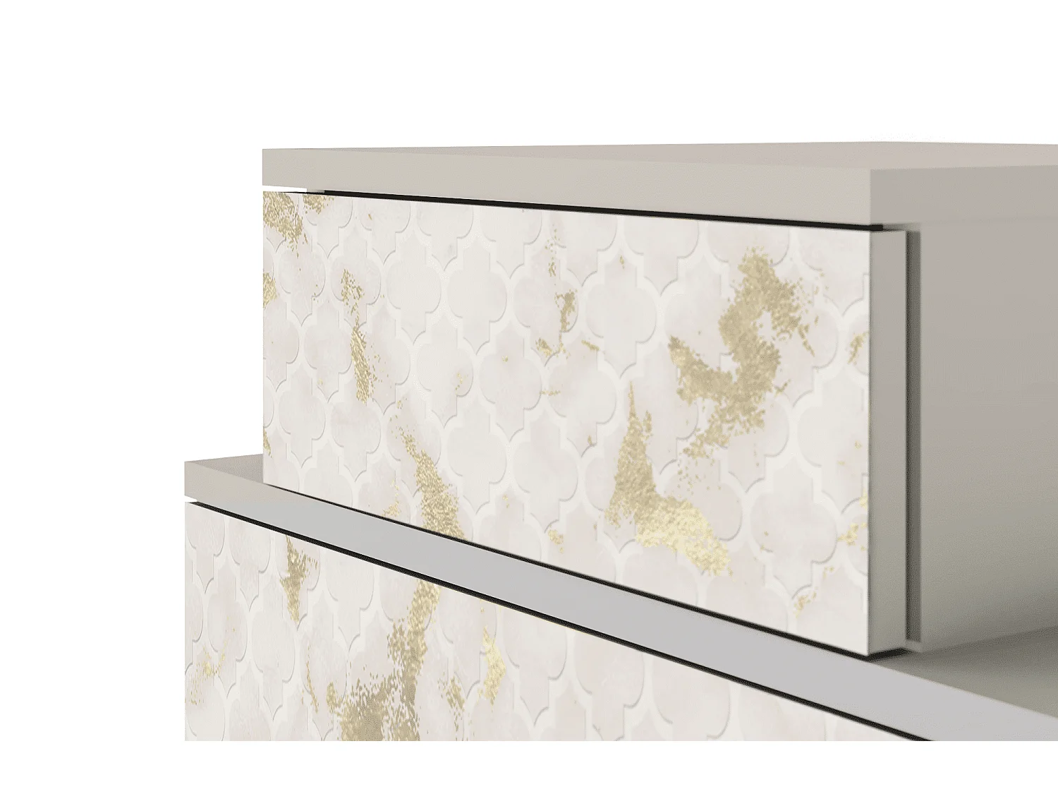 Criado-mudo - 58х58х41 cm - NS1 - Sahara desert, Areia