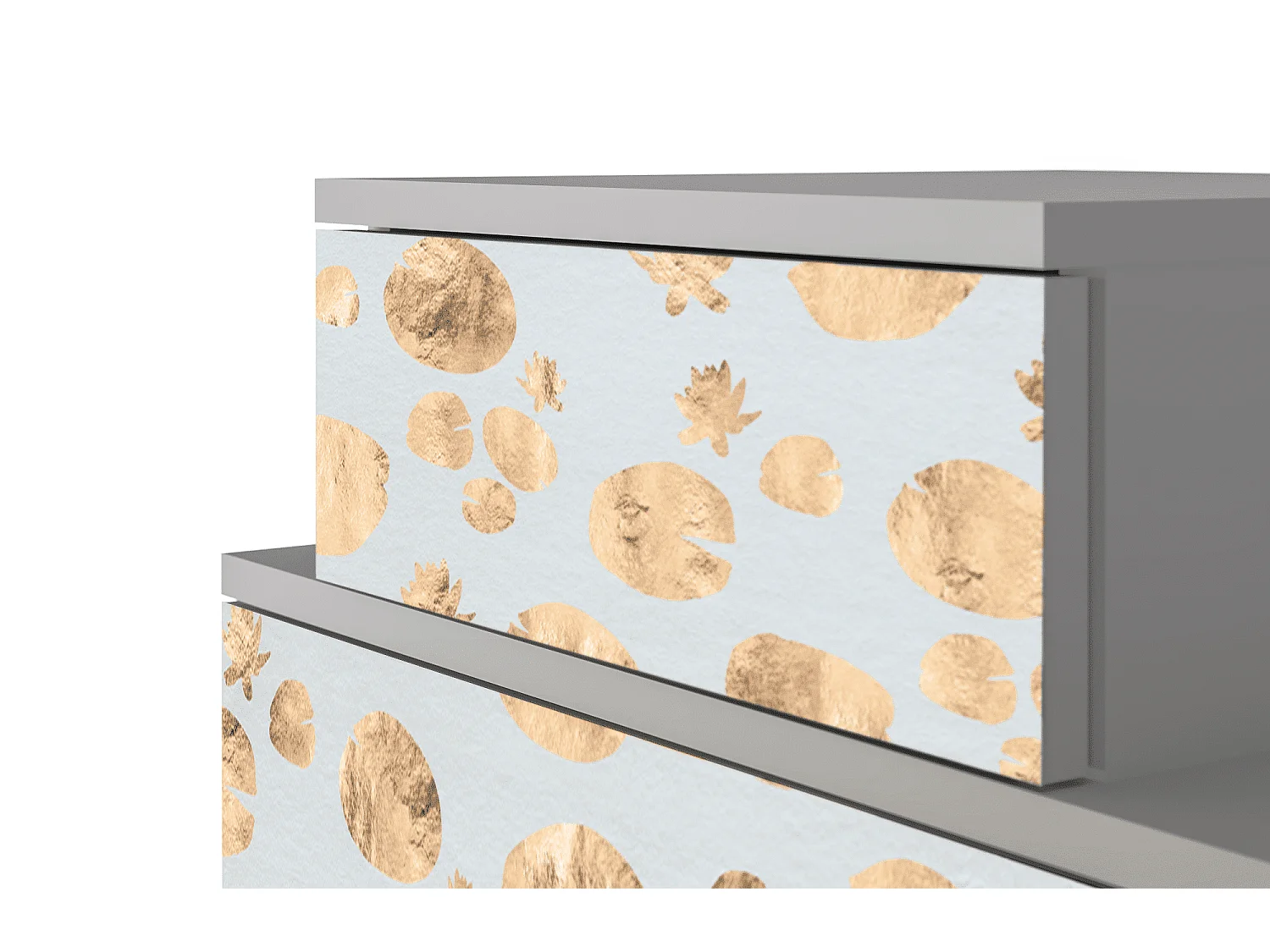 Table de nuit - 58х58х41 cm - NS1 - Blue Giraffe, Gris