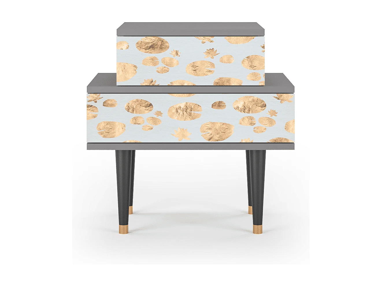 Table de nuit - 58х58х41 cm - NS1 - Blue Giraffe, Gris