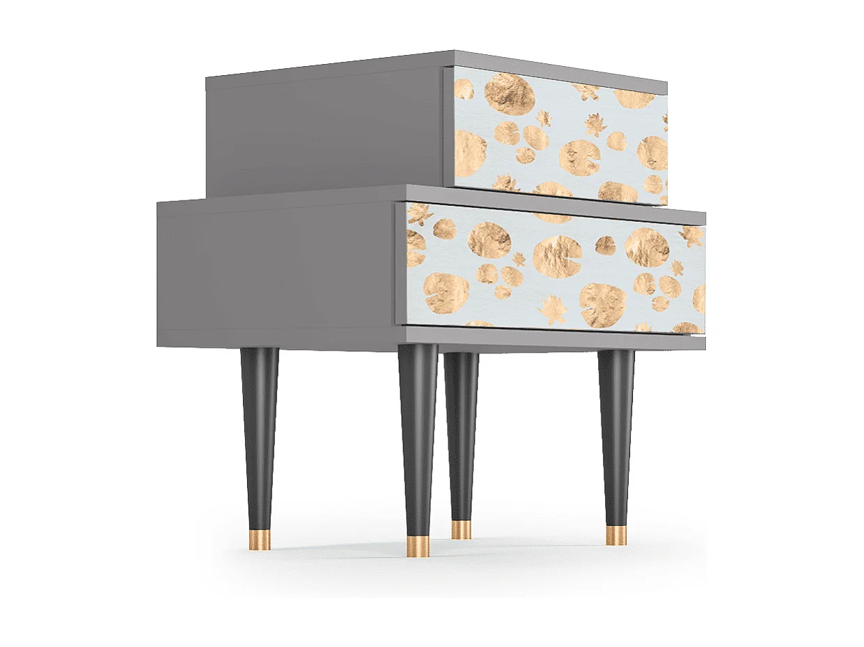 Table de nuit - 58х58х41 cm - NS1 - Blue Giraffe, Gris