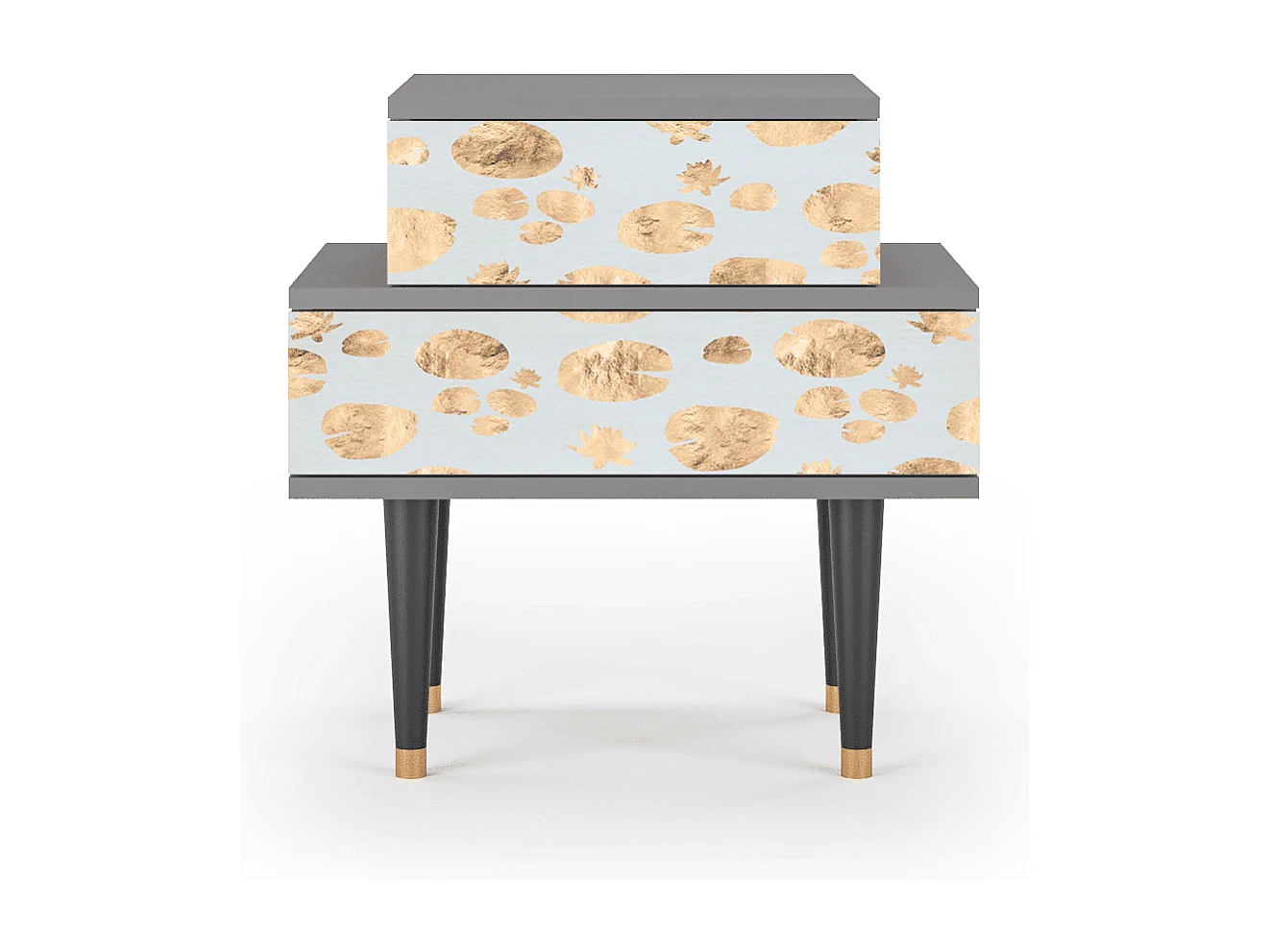 Table de nuit - 58х58х41 cm - NS1 - Blue Giraffe, Gris