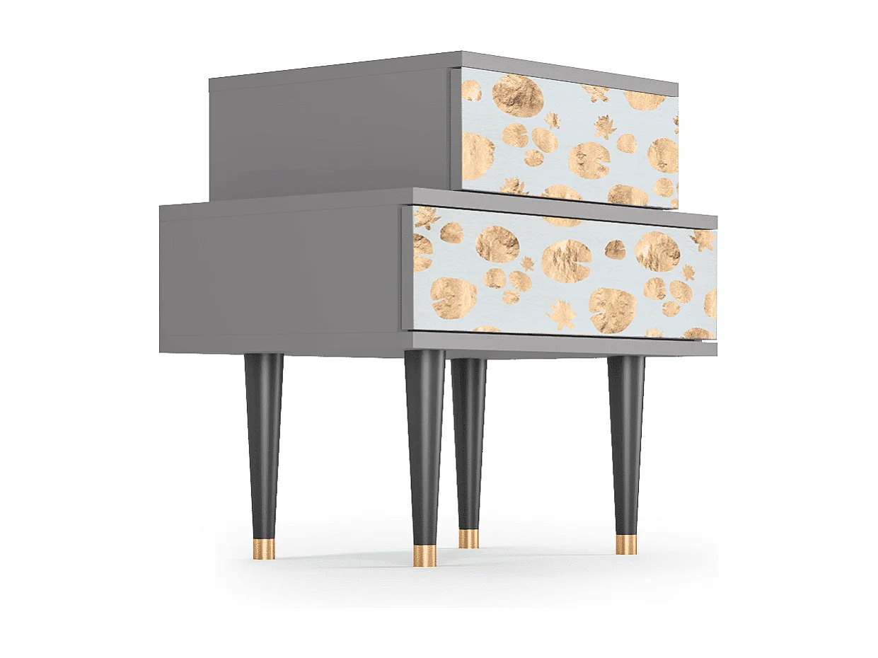 Table de nuit - 58х58х41 cm - NS1 - Blue Giraffe, Gris