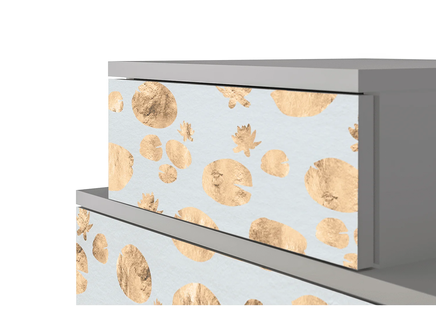 Table de nuit - 58х58х41 cm - NS1 - Blue Giraffe, Gris