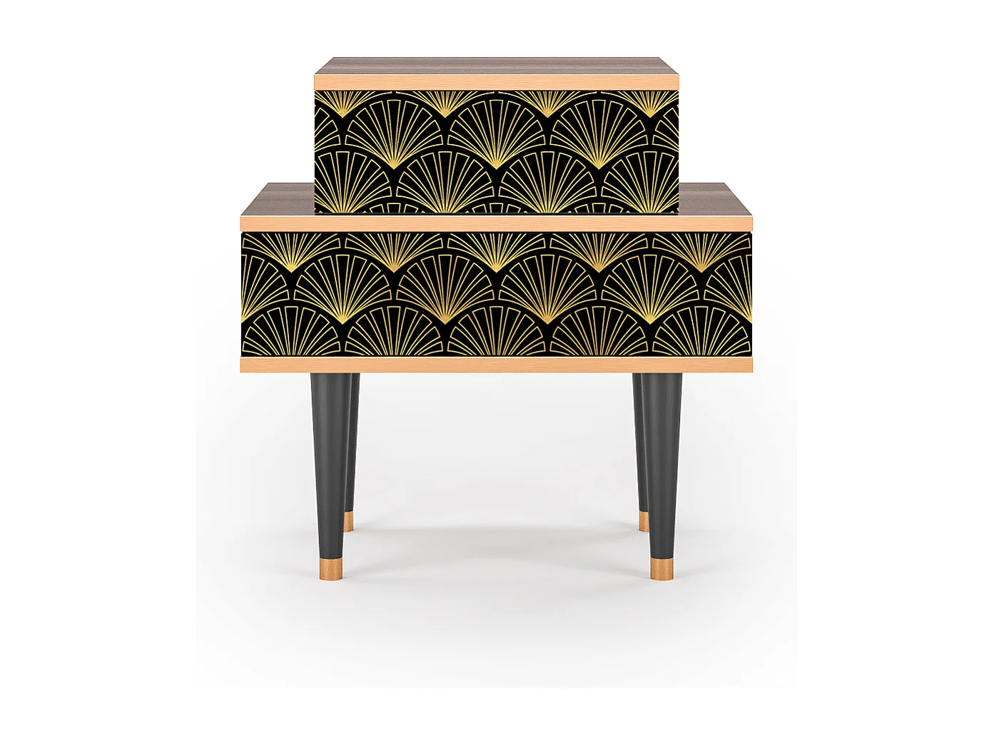 Table de nuit - 58х58х41 cm - NS1 - Bird of Juno, Noyer