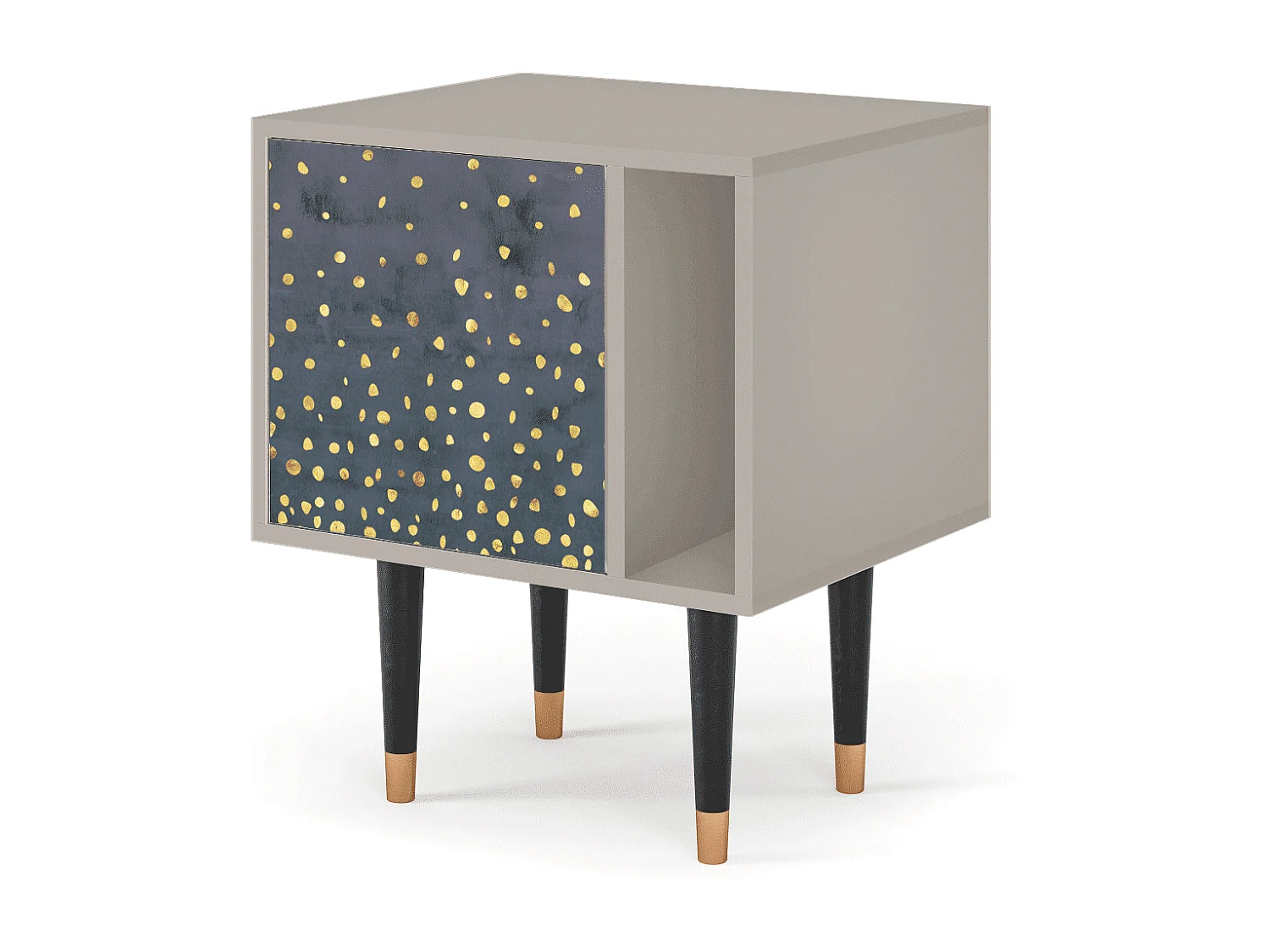 Criado-mudo - 57х69х48 cm - S2 - Foggy Lights, Areia