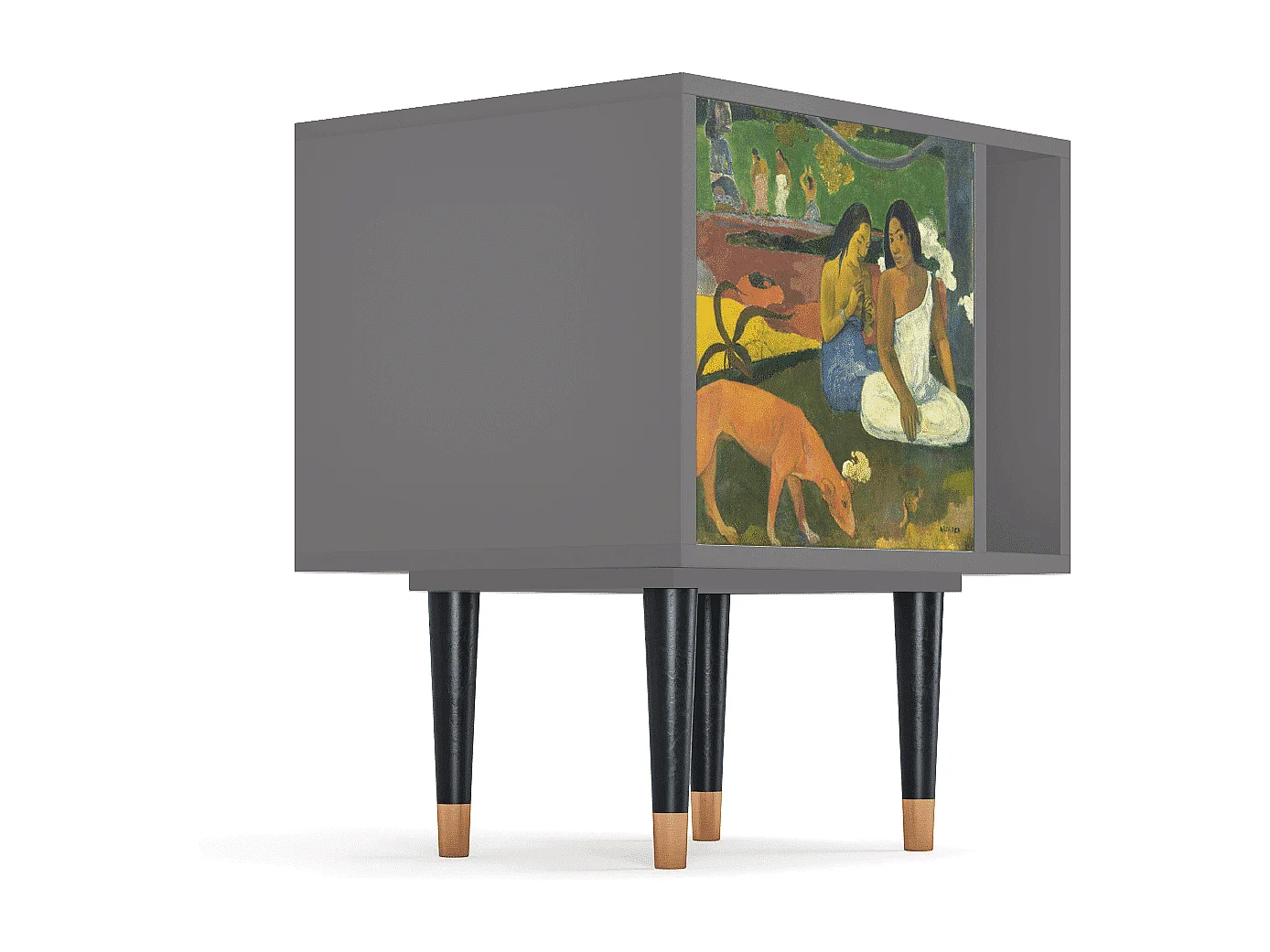 Stolik nocny - 57х69х48 cm - S2 - Arearea , Szary