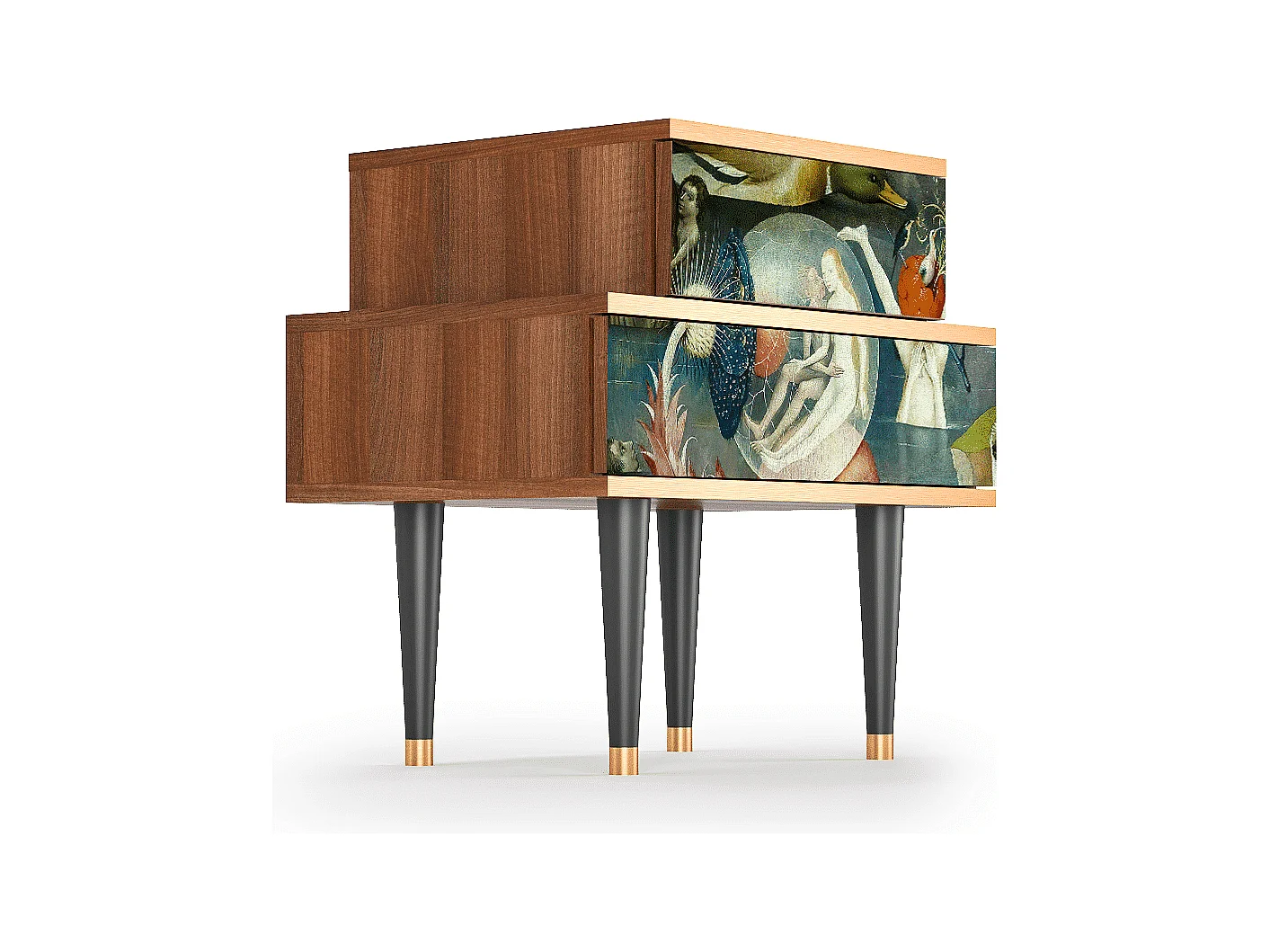 Nachttisch - 58х58х41 cm - NS1 - The Garden Of by Bosch, Walnuss