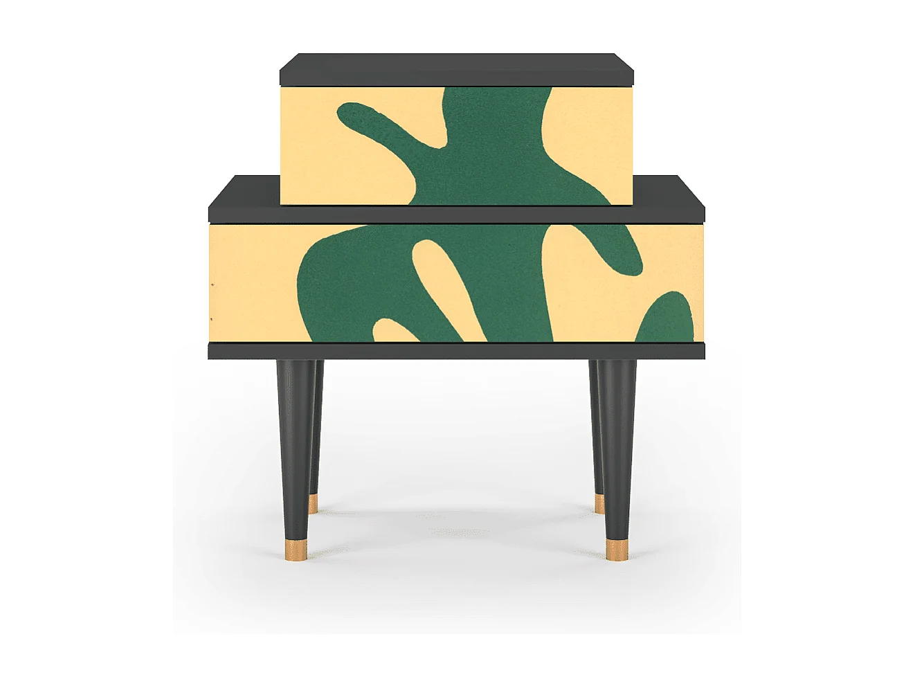 Table de nuit - 58х58х41 cm - NS1 - Constellations by Arp, Anthracite