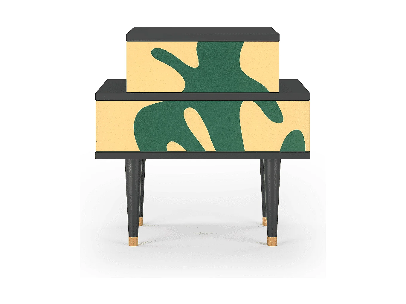 Table de nuit - 58х58х41 cm - NS1 - Constellations by Arp, Anthracite