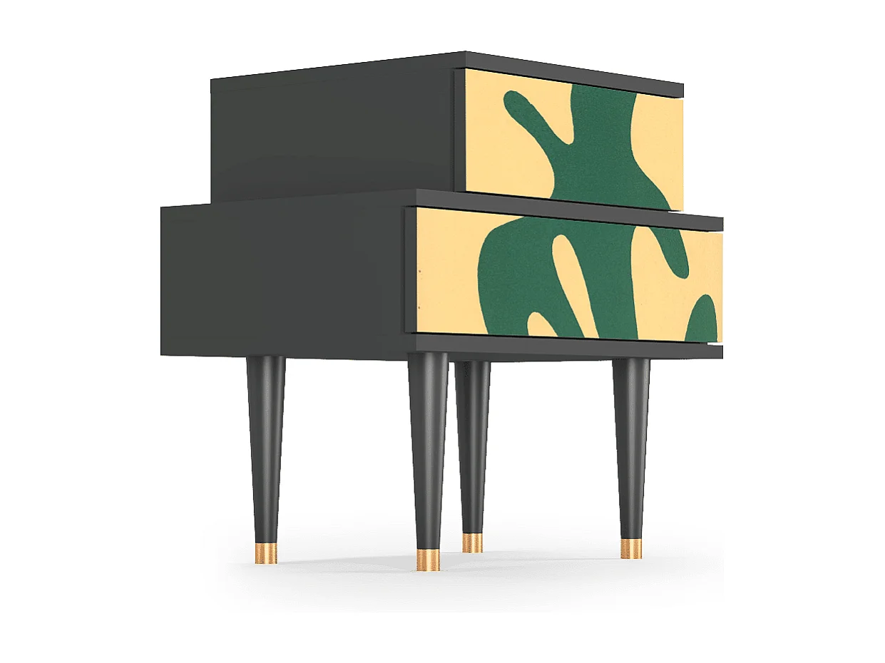 Table de nuit - 58х58х41 cm - NS1 - Constellations by Arp, Anthracite