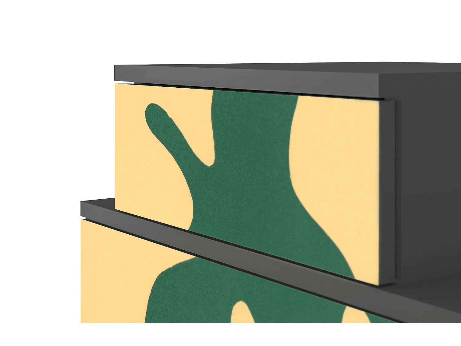 Table de nuit - 58х58х41 cm - NS1 - Constellations by Arp, Anthracite