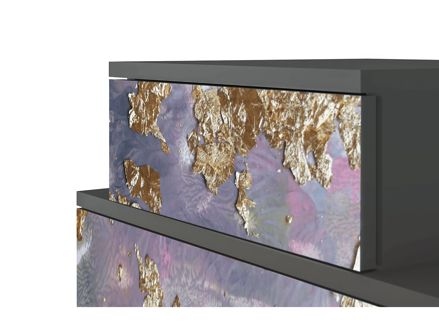 Comodino - 58х58х41 cm - NS1 - Planet Earth, Antracite