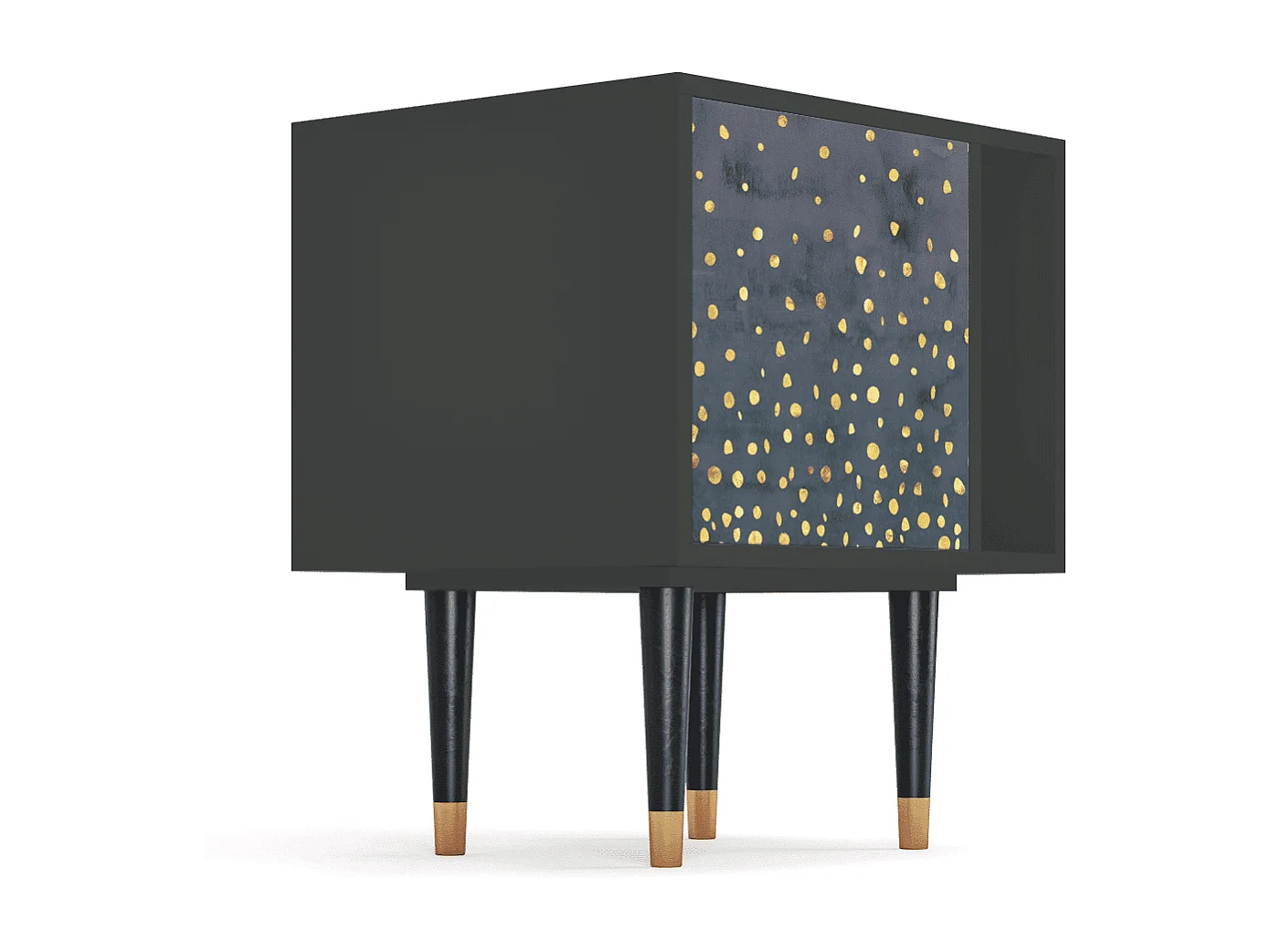 Table de nuit - 57х69х48 cm - S2 - Foggy Lights, Anthracite