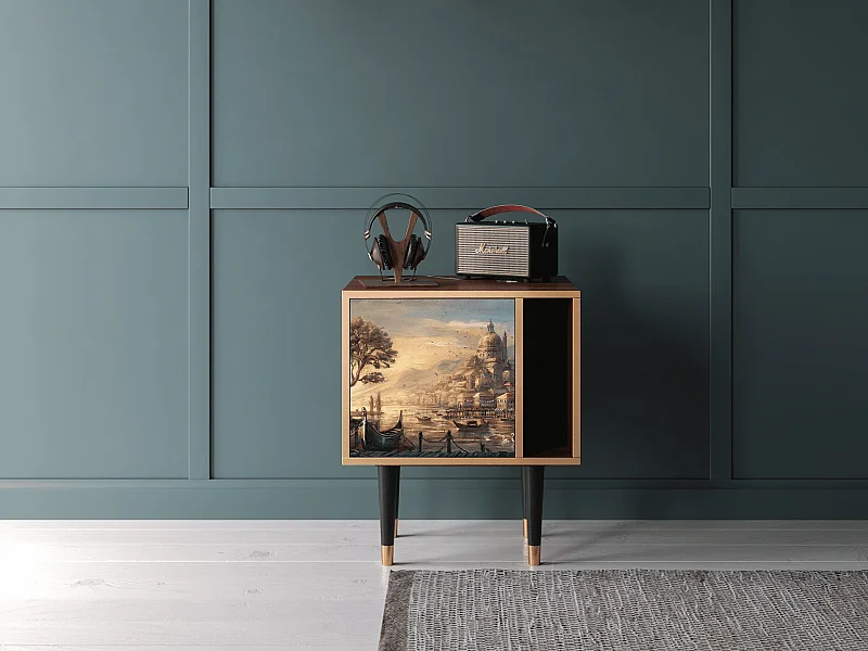 Table de nuit - 57х69х48 cm - S2 - Venice, Noyer