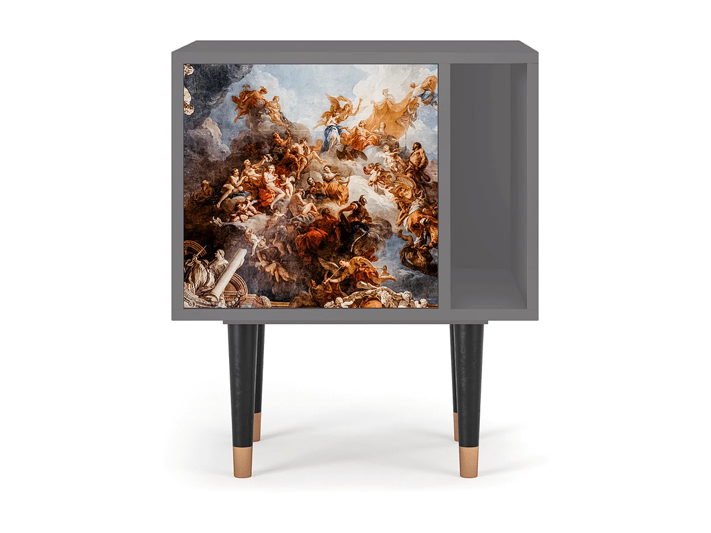 Table de nuit - 57х69х48 cm - S2 - Versailles, Gris