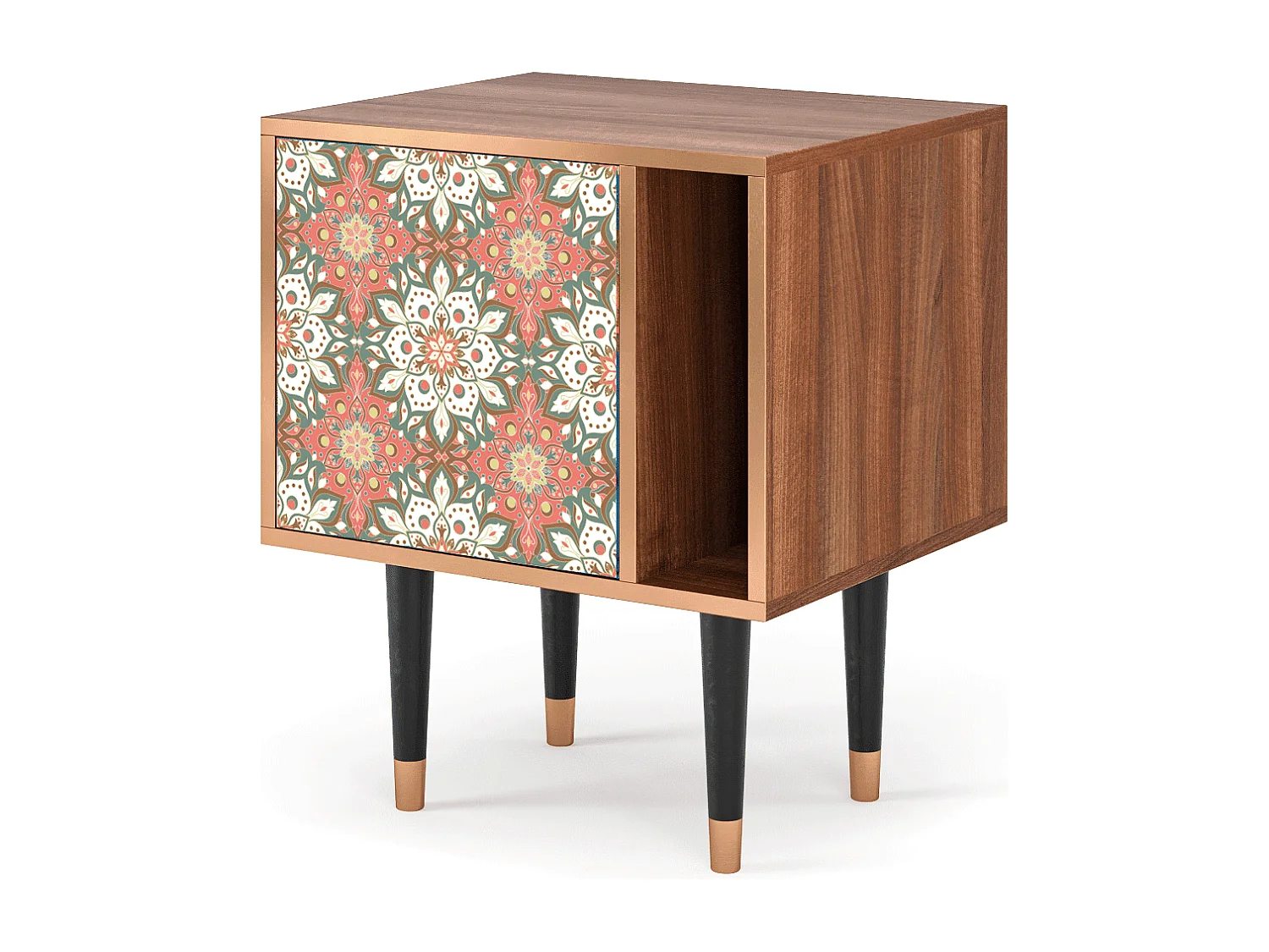 Table de nuit - 57х69х48 cm - S2 - Peach Grove, Noyer