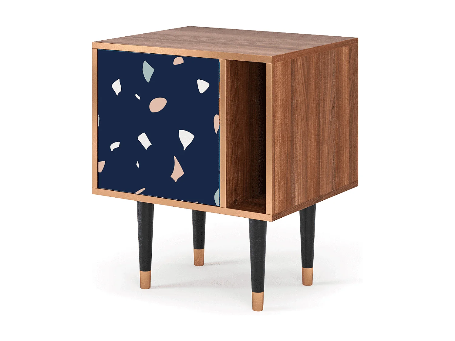 Table de nuit - 57х69х48 cm - S2 - Space Satellites, Noyer