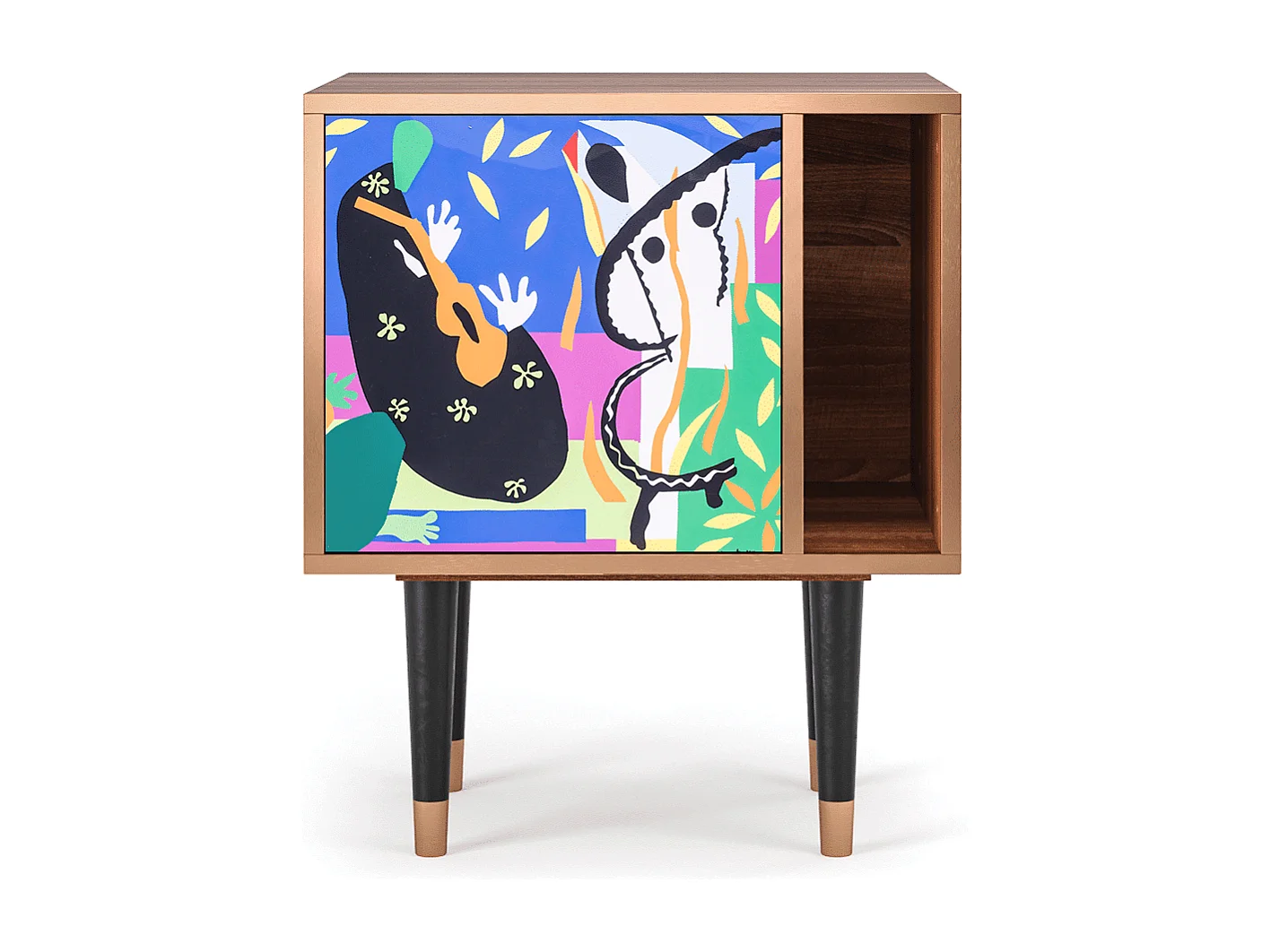 Table de nuit - 57х69х48 cm - S2 - La Tristesse du Roi, Noyer