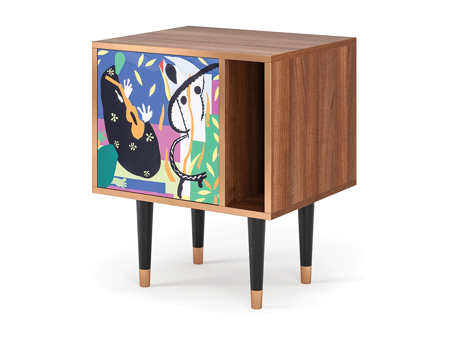 Table de nuit - 57х69х48 cm - S2 - La Tristesse du Roi, Noyer