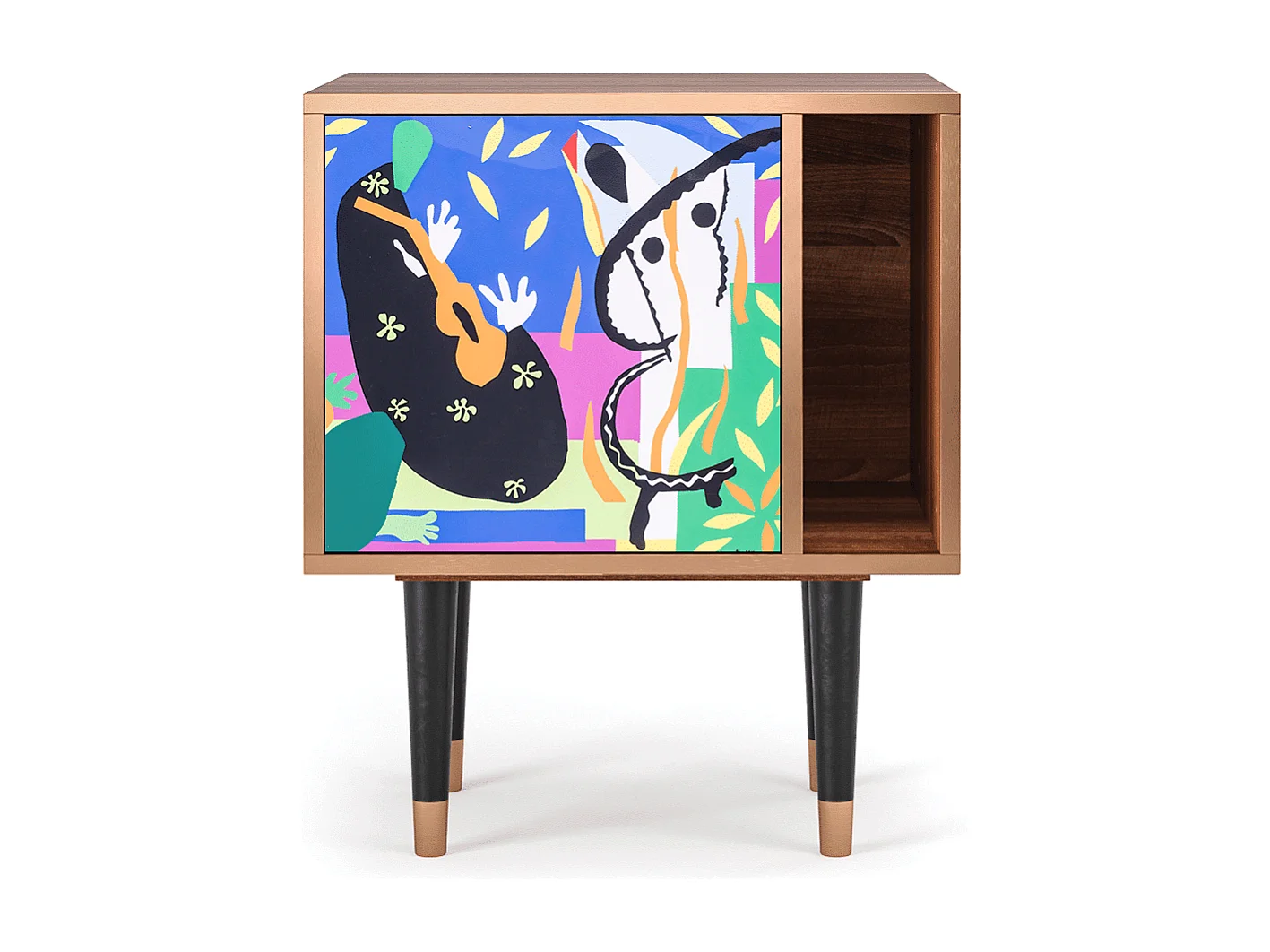 Table de nuit - 57х69х48 cm - S2 - La Tristesse du Roi, Noyer