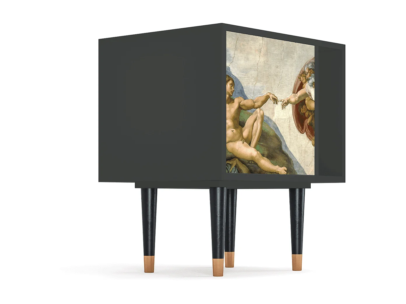 Criado-mudo - 57х69х48 cm - S2 - The Creation of Adam, Antracite