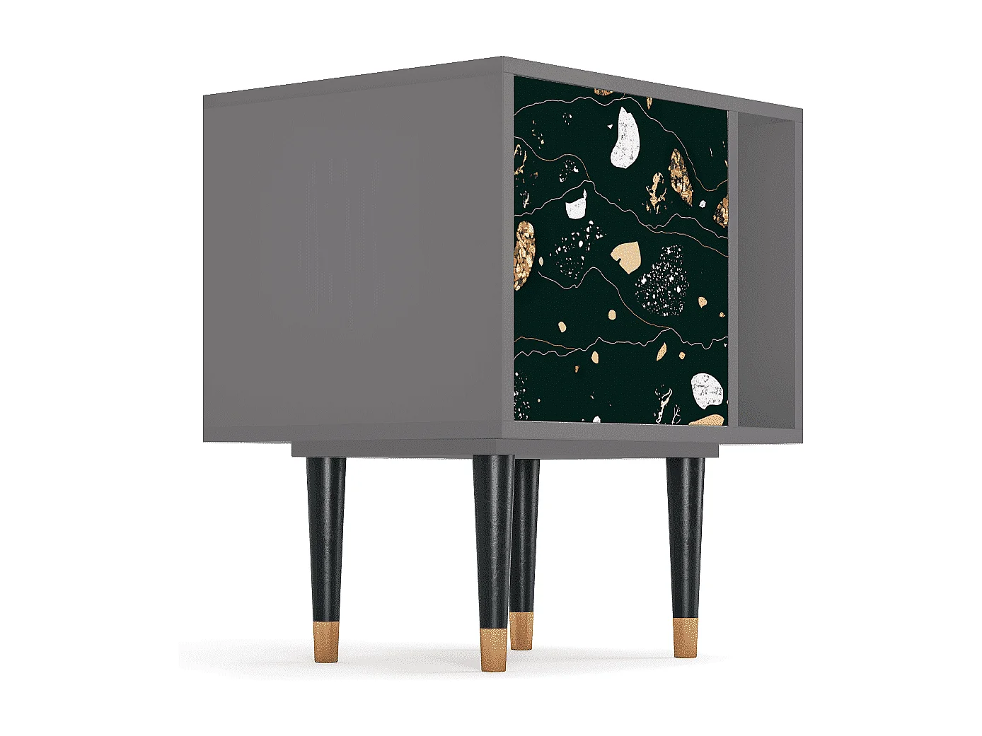 Table de nuit - 57х69х48 cm - S2 - Space Rocks, Gris