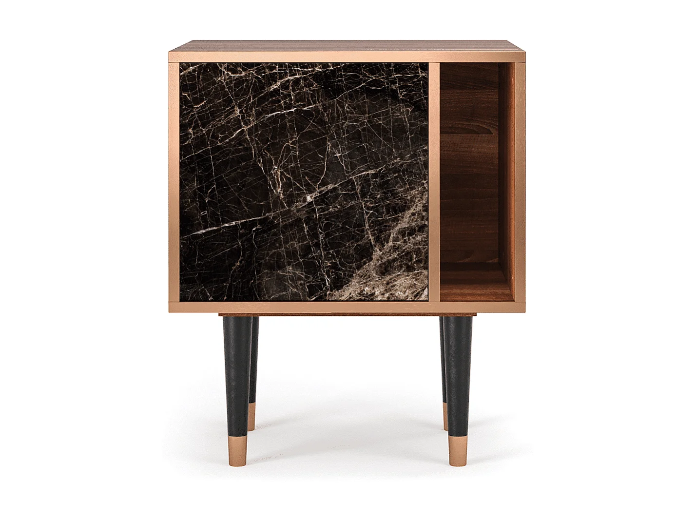 Table de nuit - 57х69х48 cm - S2 - Night Abyss, Noyer