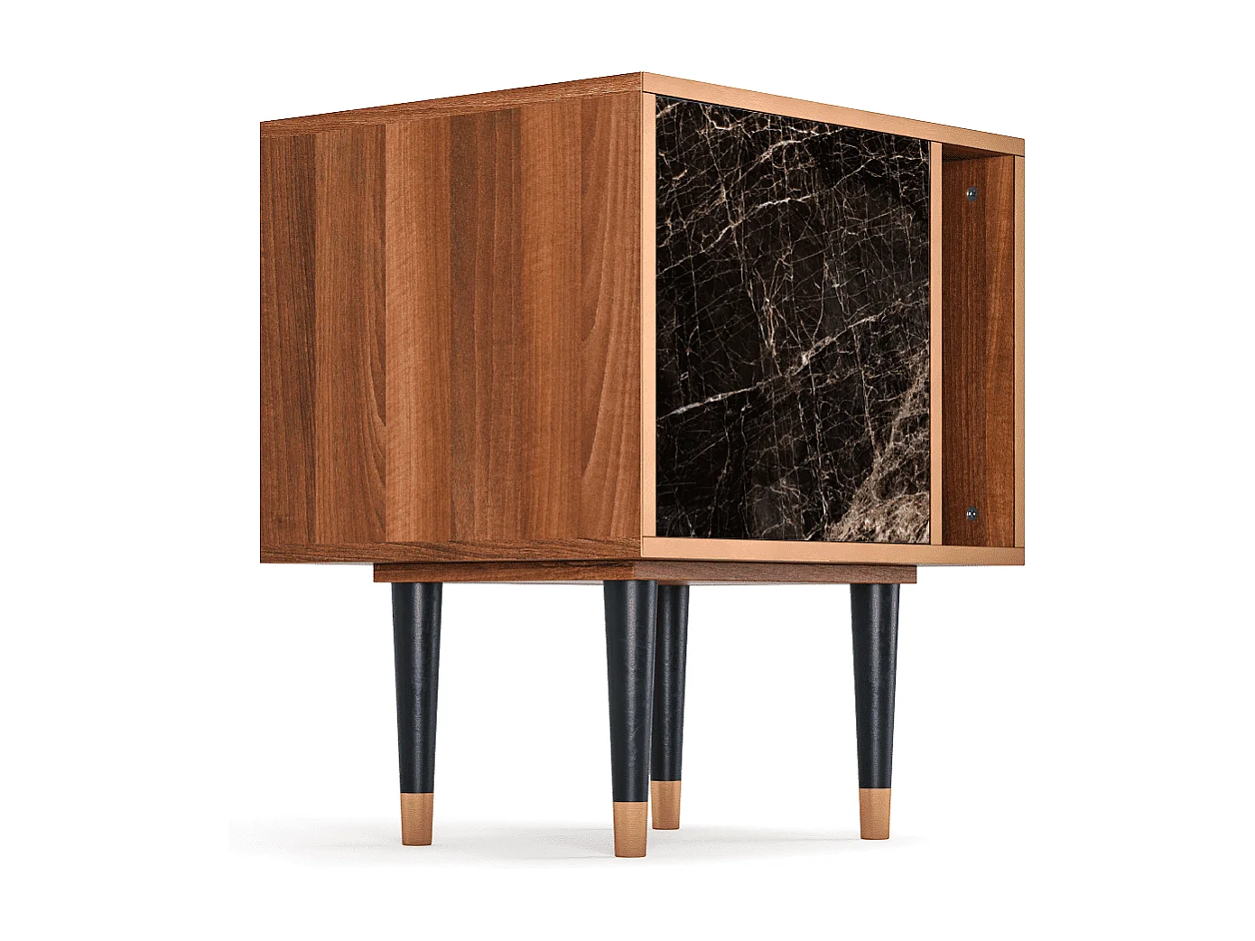 Stolik nocny - 57х69х48 cm - S2 - Night Abyss, Orzech