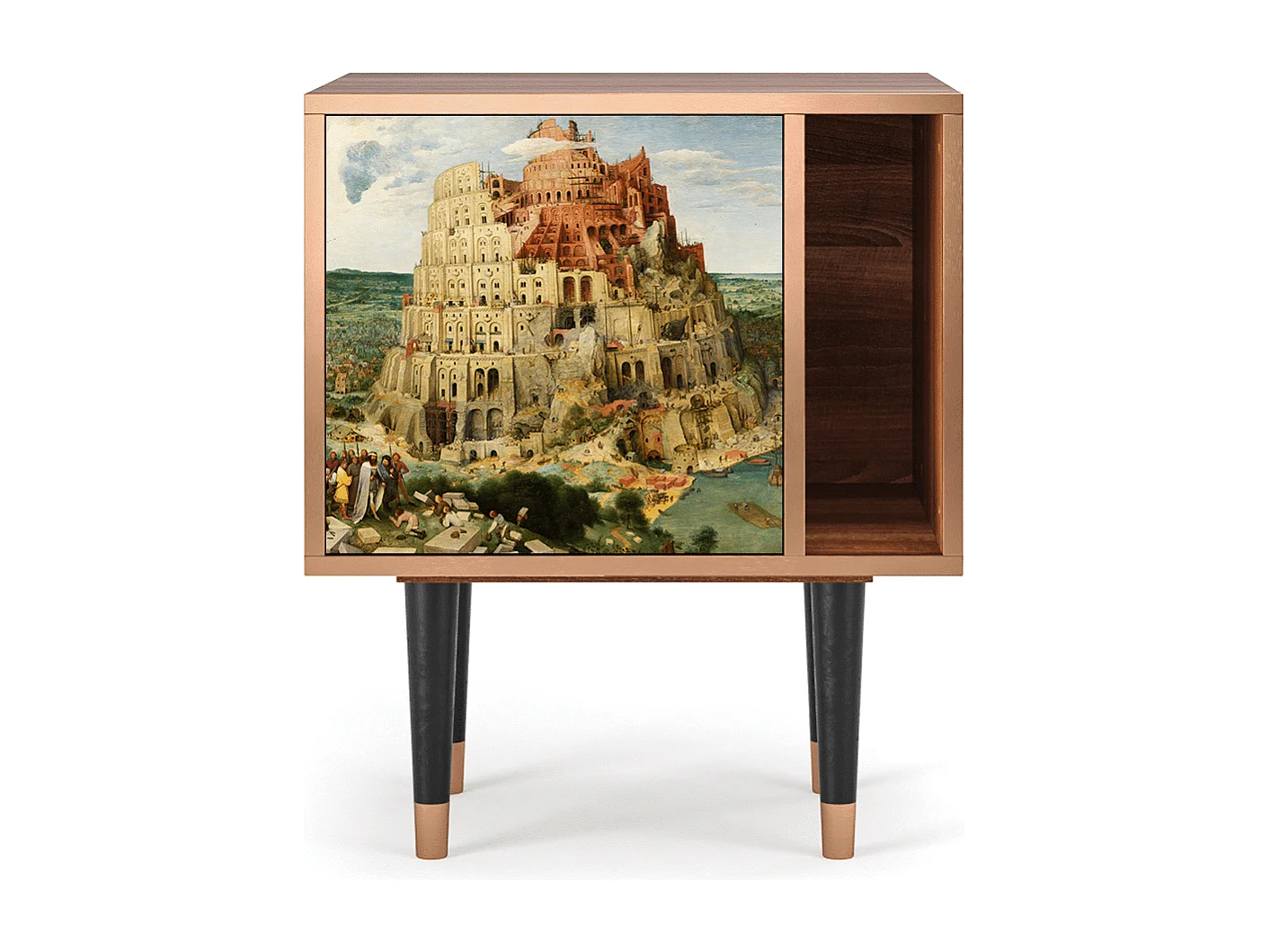 Table de nuit - 57х69х48 cm - S2 - Elder The Tower, Noyer