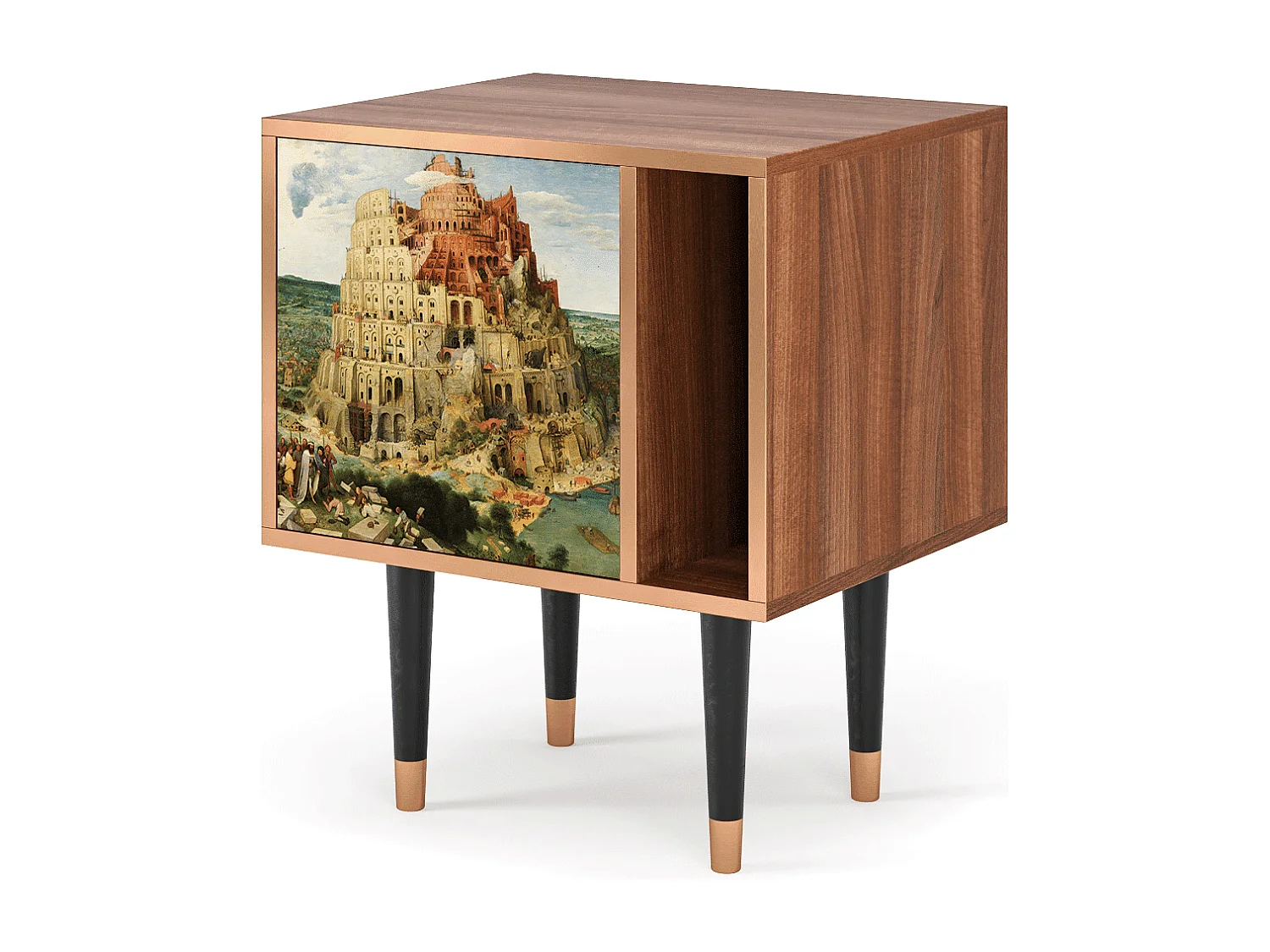 Table de nuit - 57х69х48 cm - S2 - Elder The Tower, Noyer